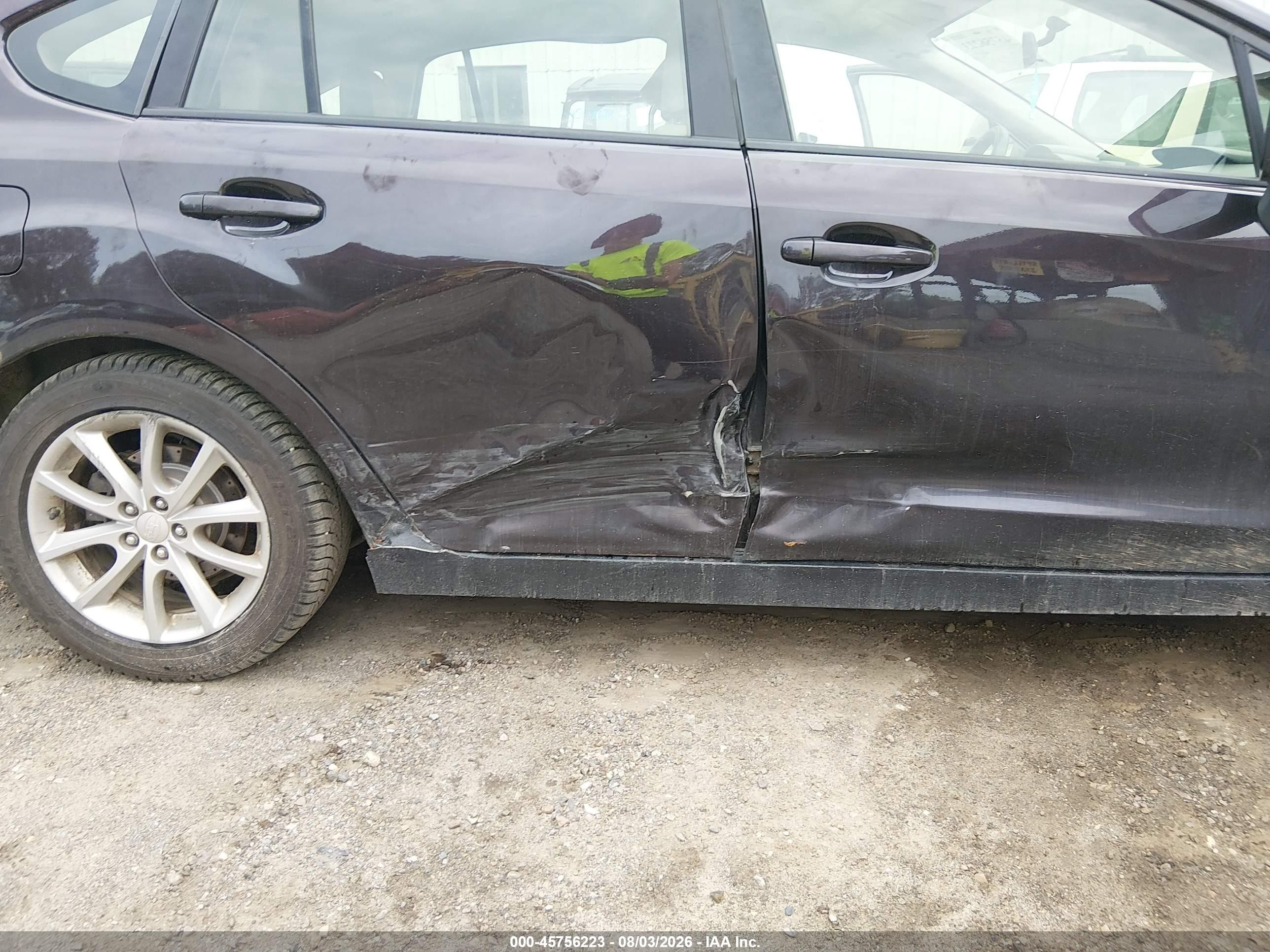 2013 Subaru Impreza 2.0i Premium Purple vin: JF1GPAC64DH834592