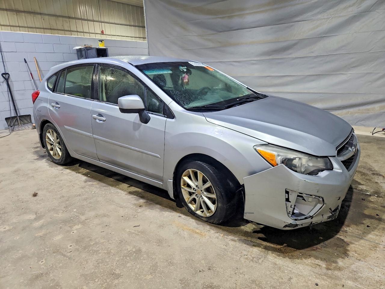 2014 Subaru Impreza Premium Silver vin: JF1GPAC64E8222815