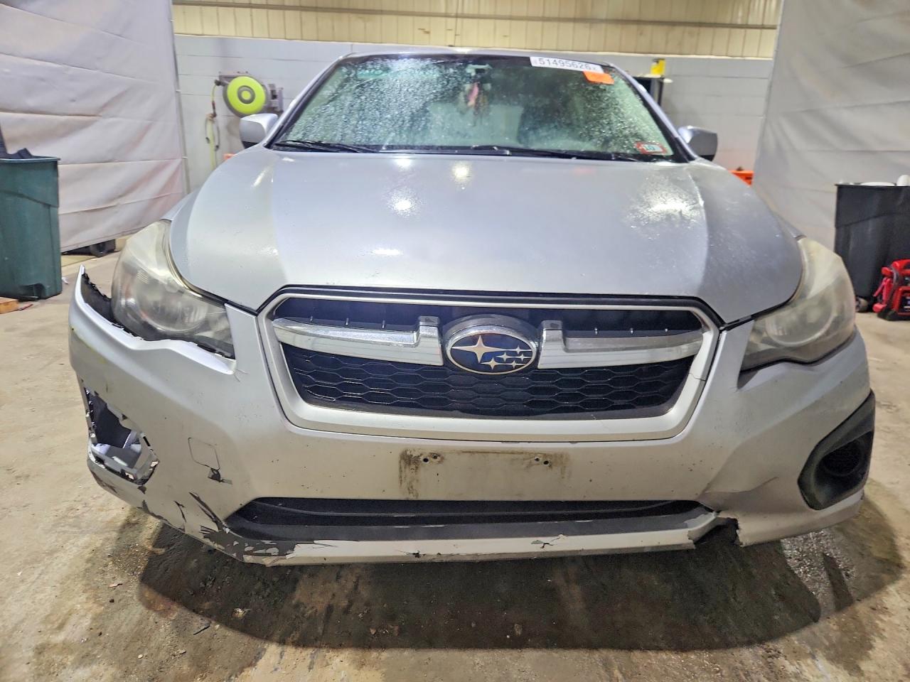 2014 Subaru Impreza Premium Silver vin: JF1GPAC64E8222815