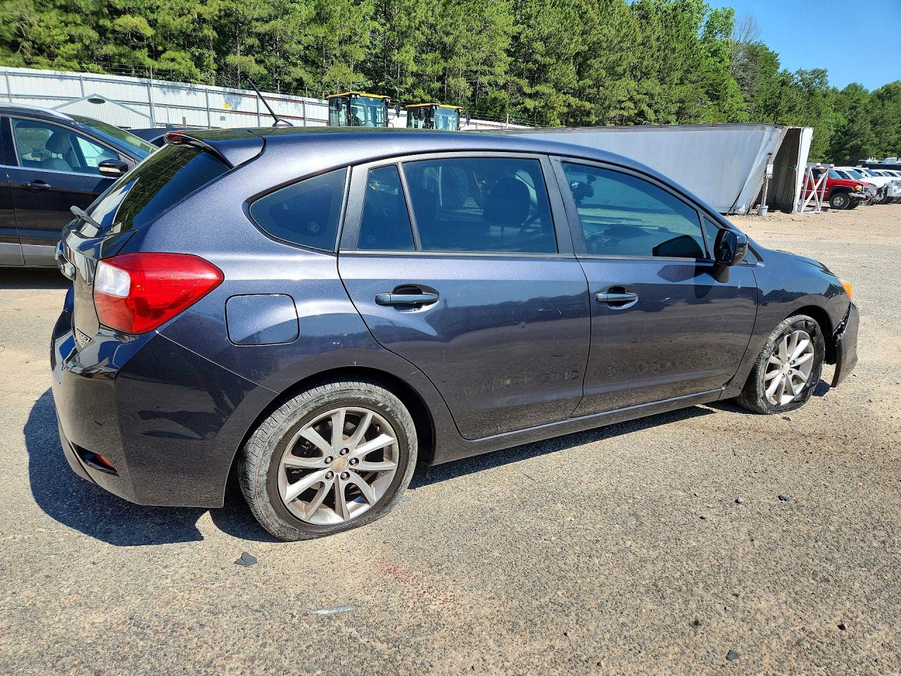 2014 Subaru Impreza Premium Gray vin: JF1GPAC64E8290547