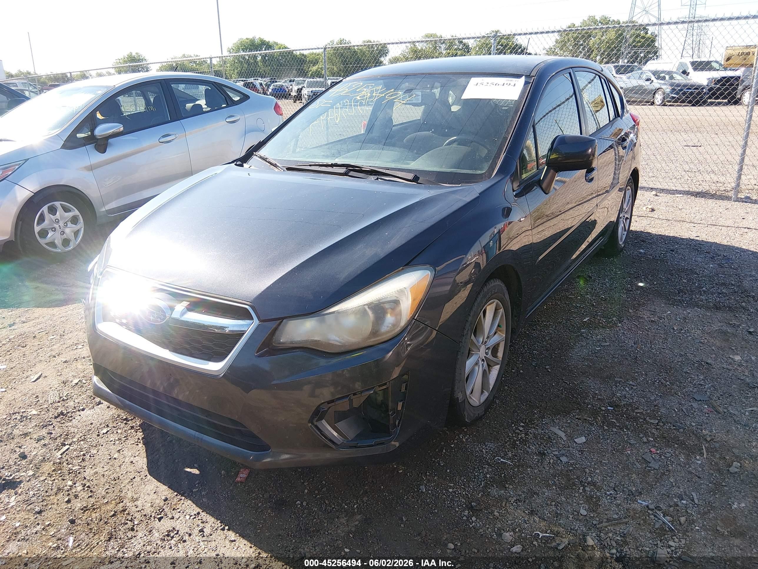 2014 Subaru Impreza 2.0i Premium Gray vin: JF1GPAC64E8309436
