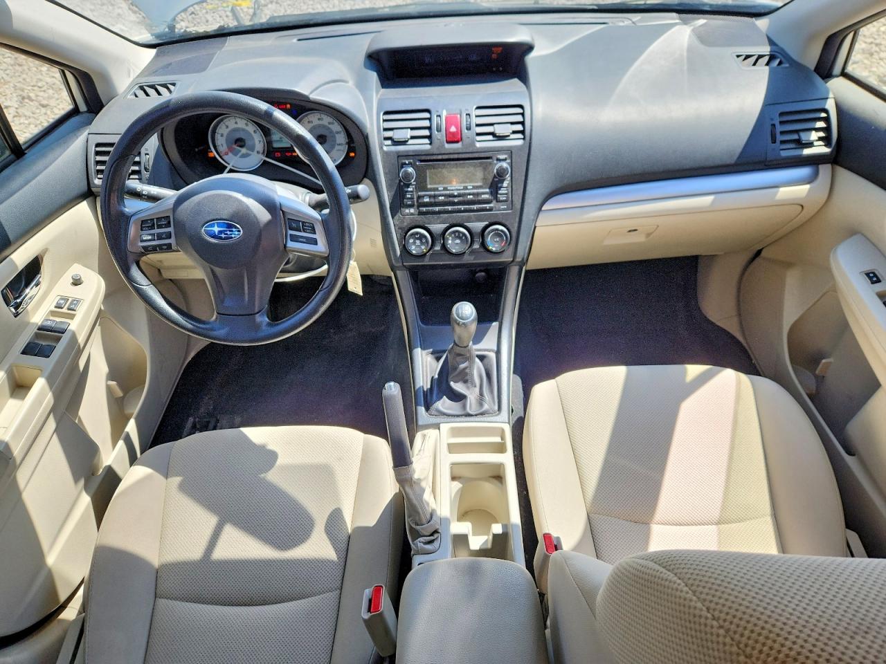 2014 Subaru Impreza Premium White vin: JF1GPAC64E9269174