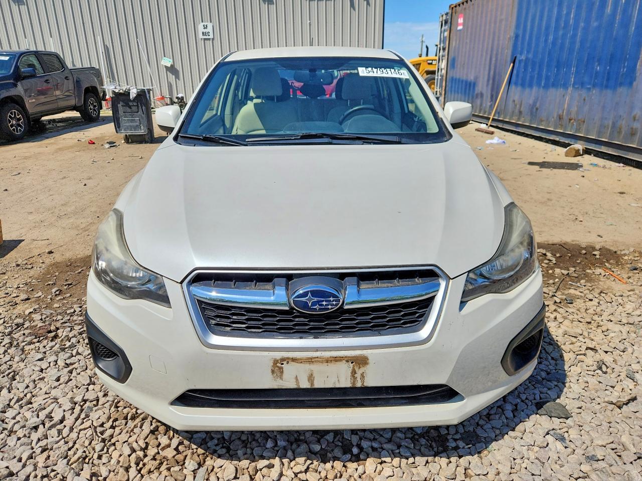 2014 Subaru Impreza Premium White vin: JF1GPAC64E9269174