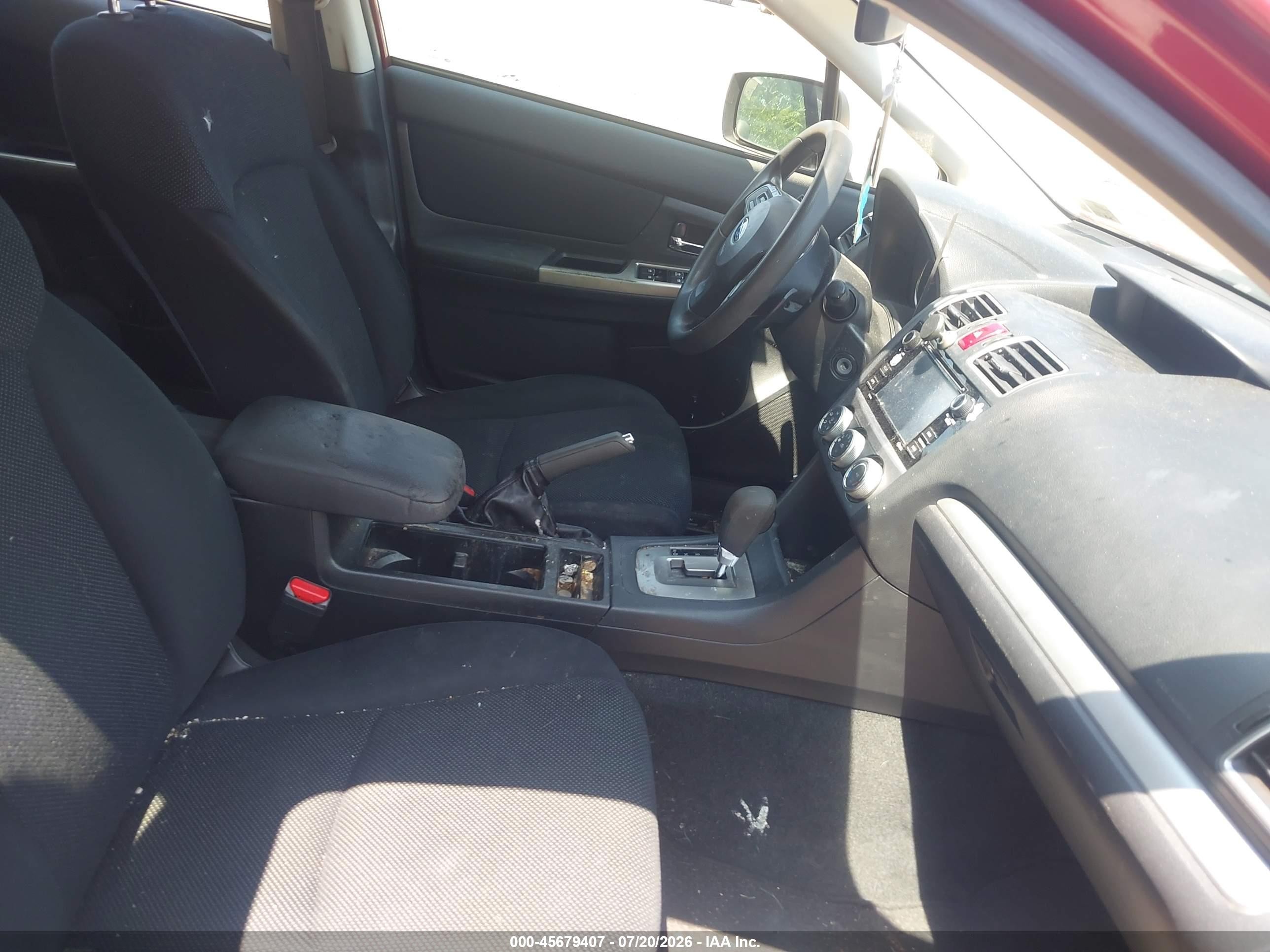 2015 Subaru Impreza 2.0i Premium Burgundy vin: JF1GPAC64F8205367
