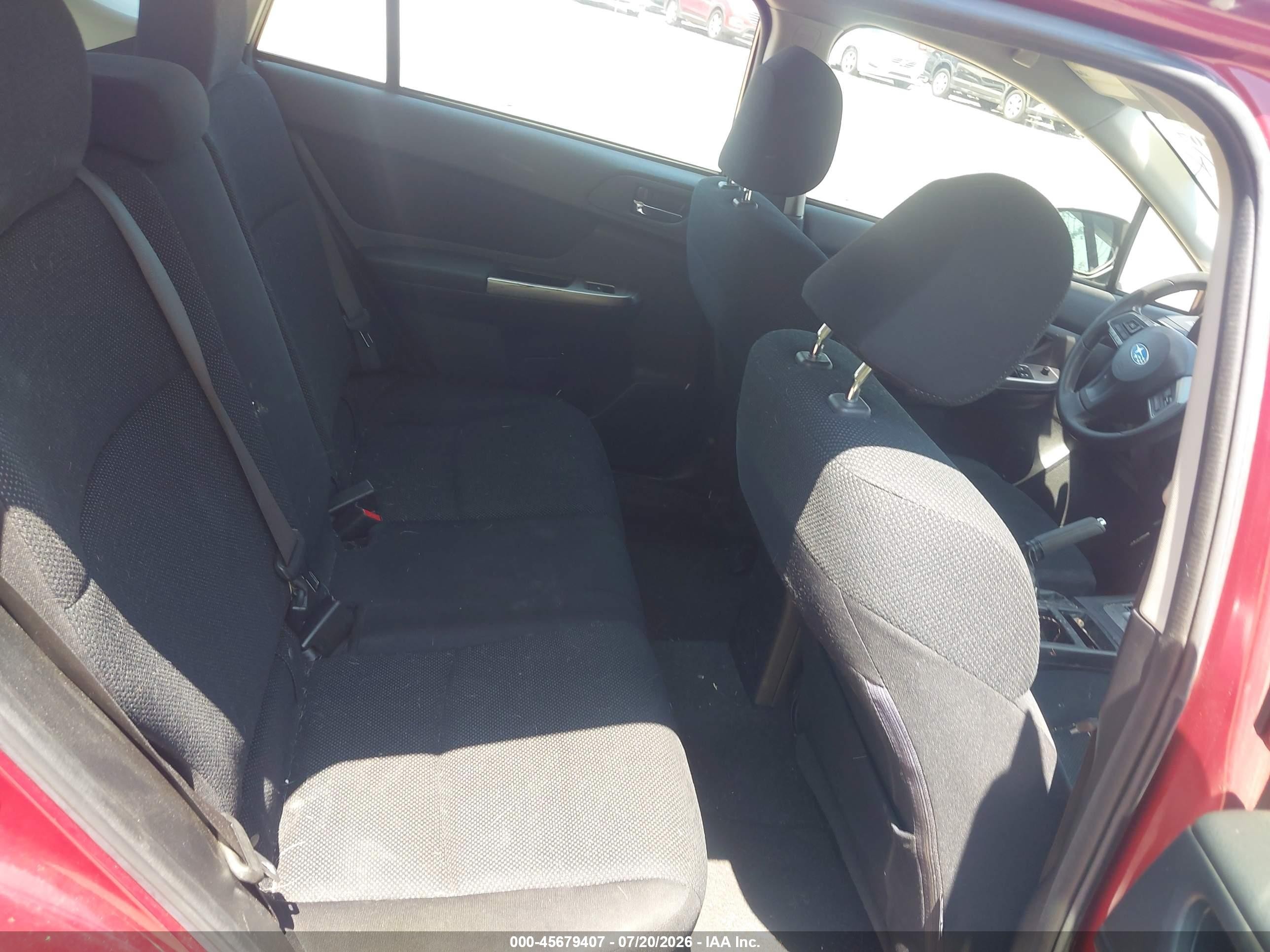 2015 Subaru Impreza 2.0i Premium Burgundy vin: JF1GPAC64F8205367