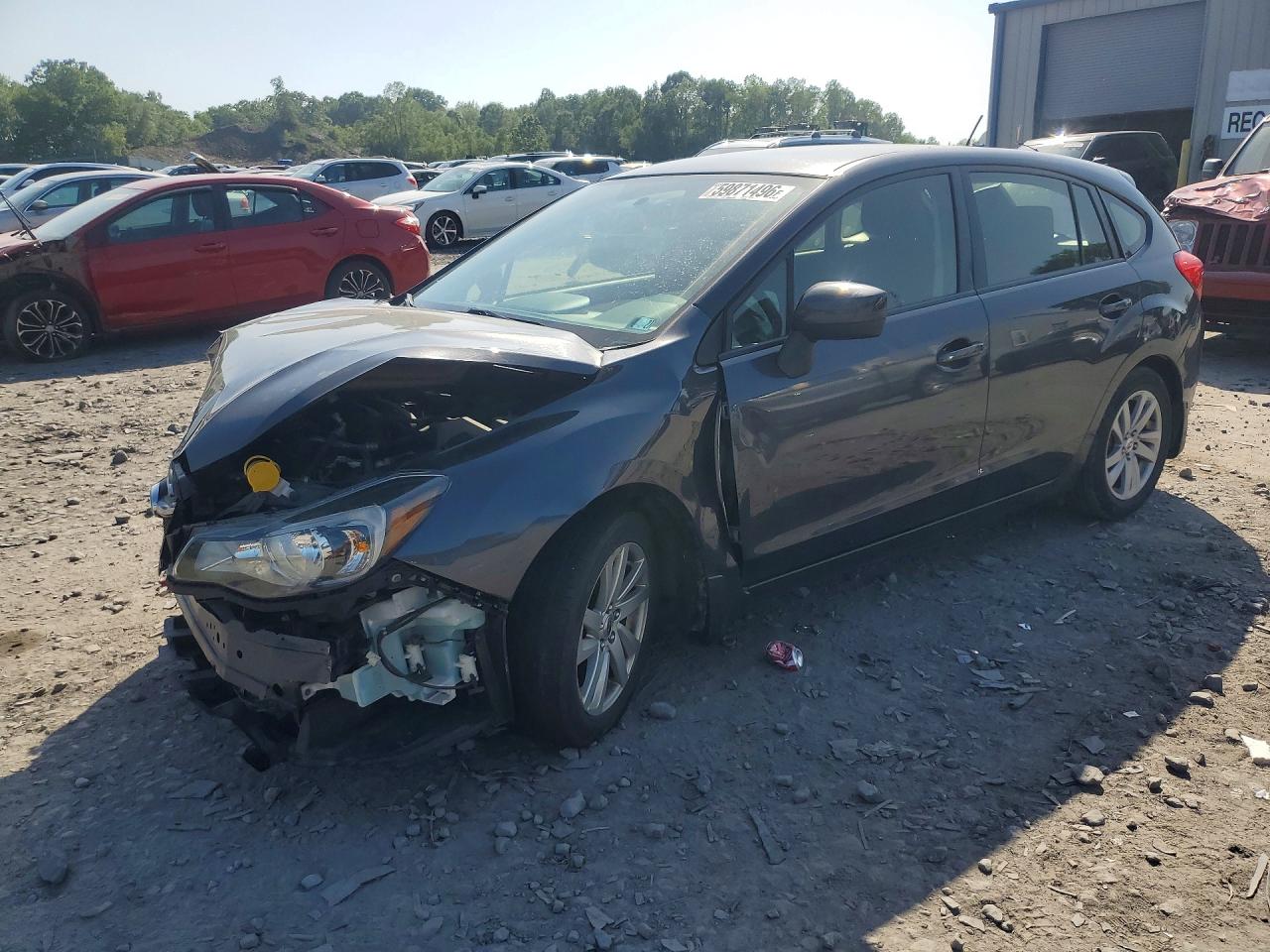 2015 Subaru Impreza Premium Charcoal vin: JF1GPAC64F8310104