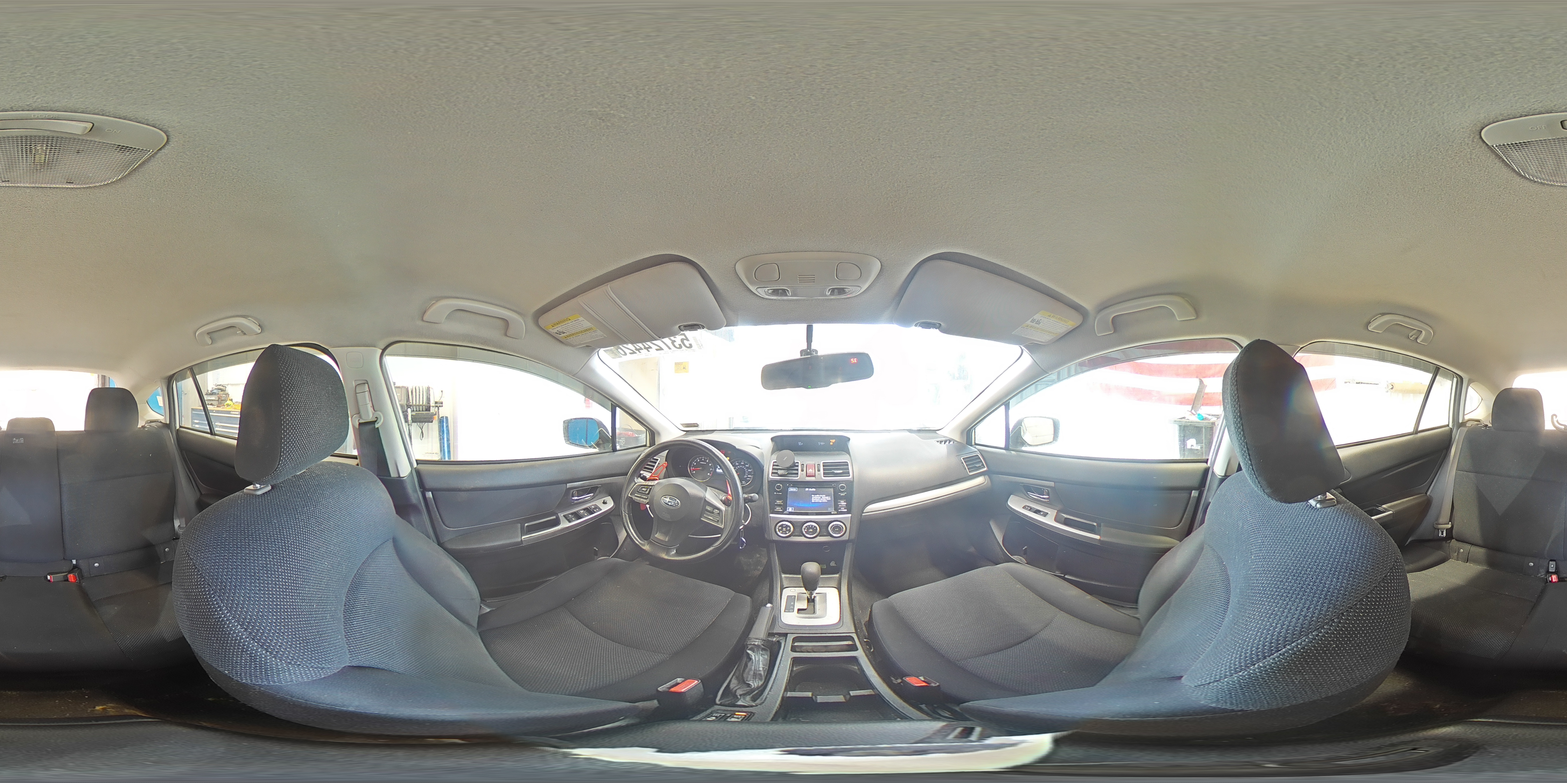 2015 Subaru Impreza Premium White vin: JF1GPAC64FH233380