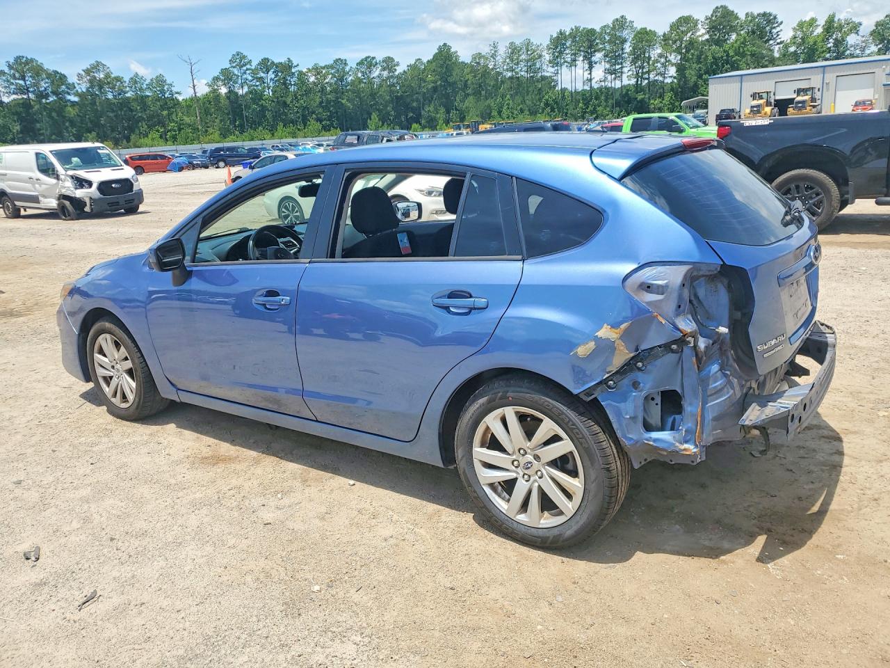 2015 Subaru Impreza Premium Синий vin: JF1GPAC64FH252625