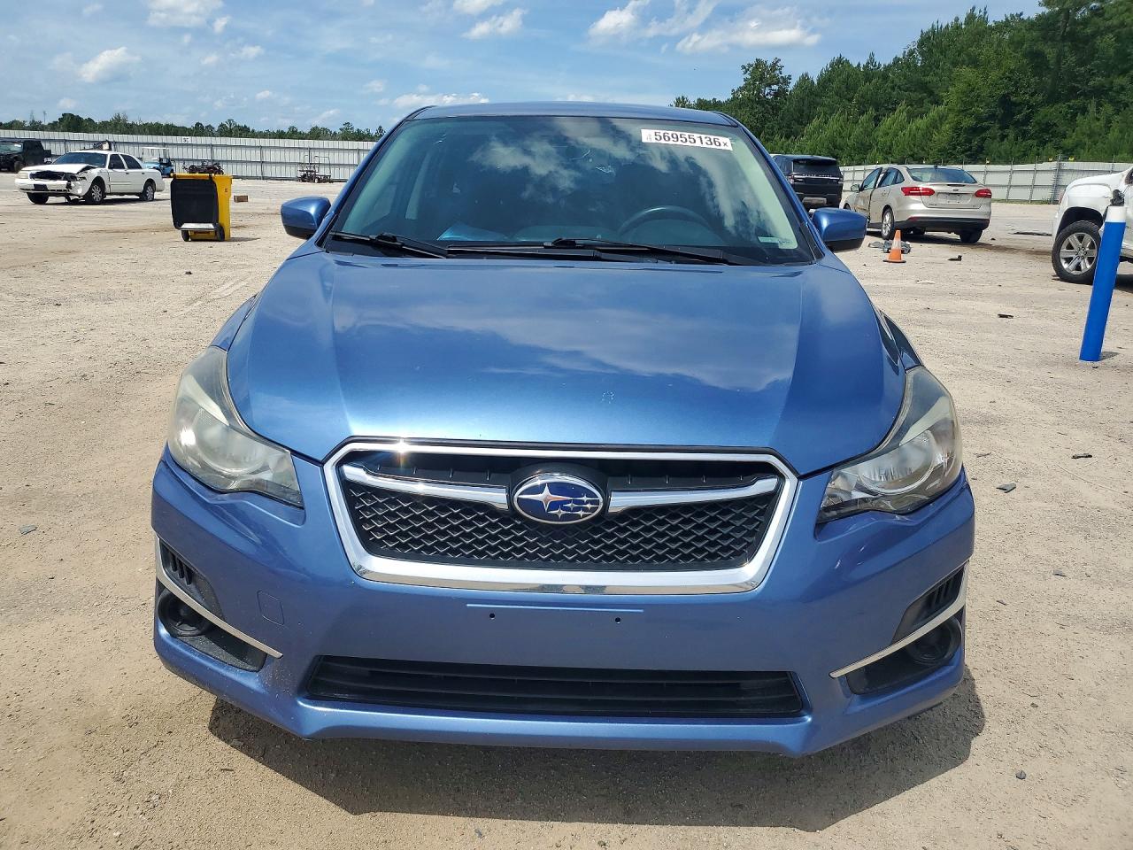 2015 Subaru Impreza Premium Синий vin: JF1GPAC64FH252625