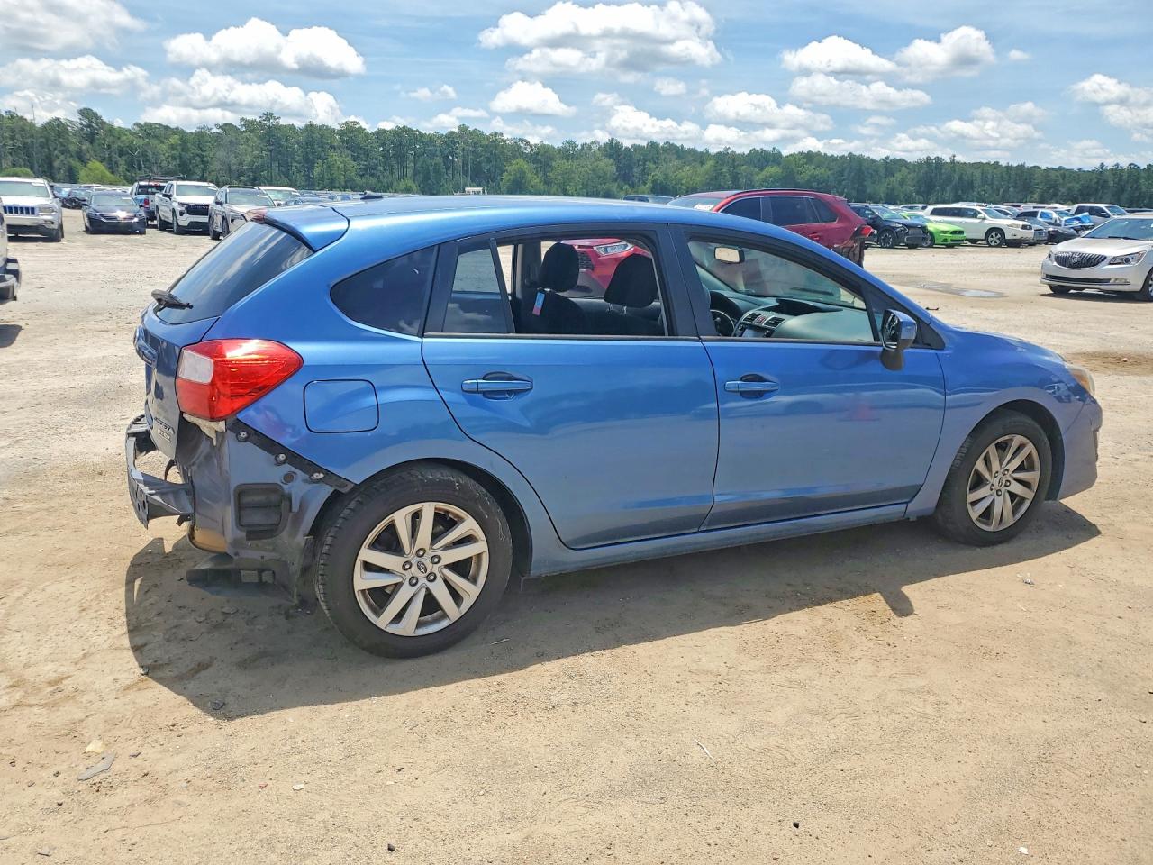 2015 Subaru Impreza Premium Синий vin: JF1GPAC64FH252625