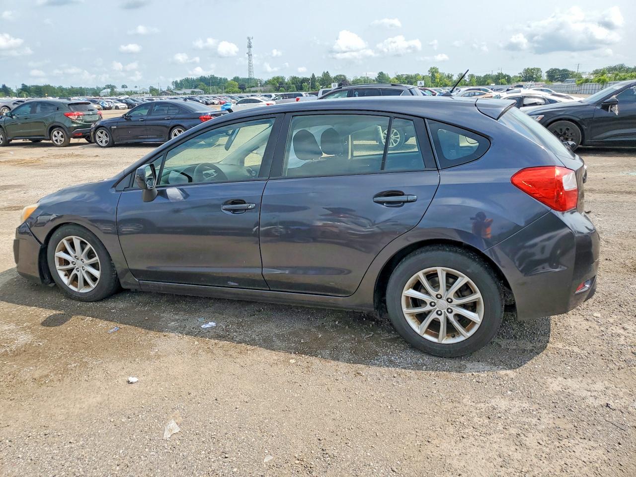 2012 Subaru Impreza Premium Charcoal vin: JF1GPAC65CH232475