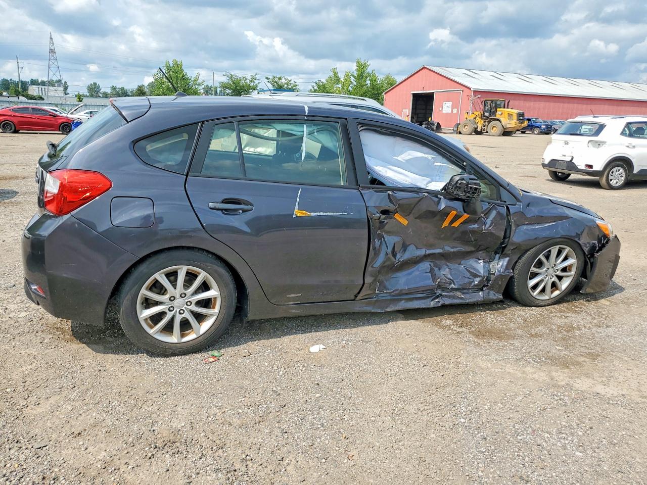 2012 Subaru Impreza Premium Charcoal vin: JF1GPAC65CH232475