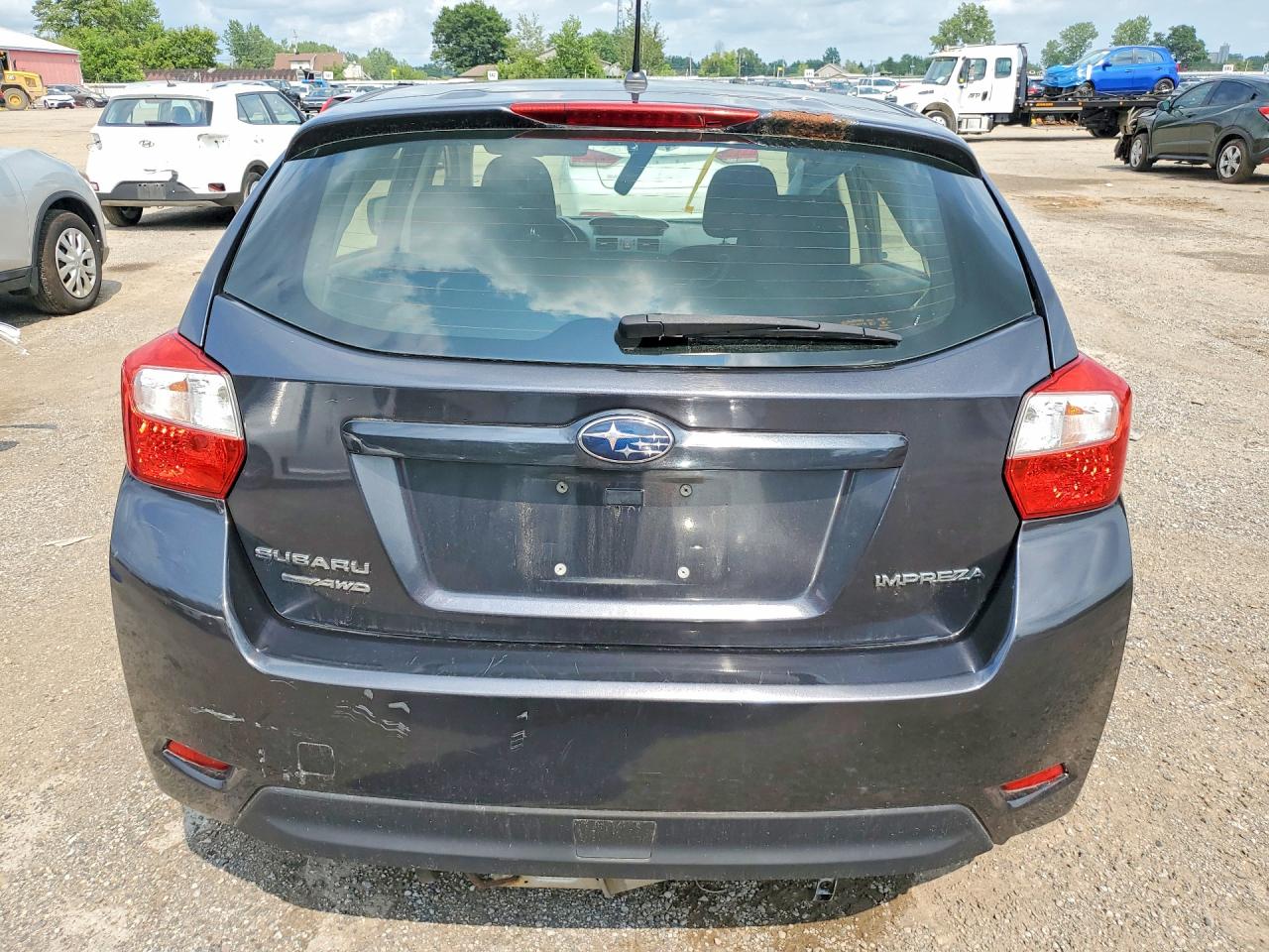 2012 Subaru Impreza Premium Charcoal vin: JF1GPAC65CH232475