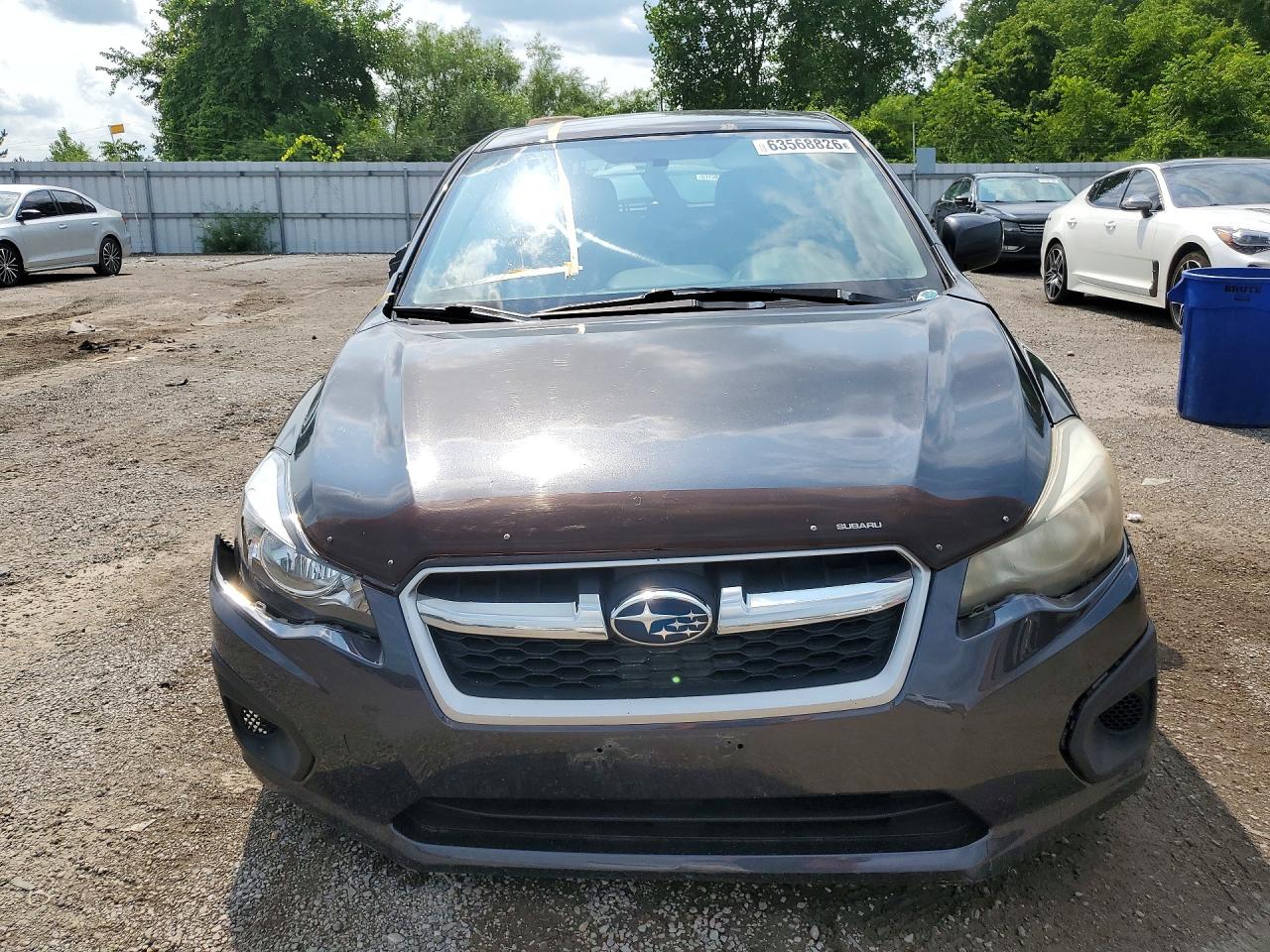 2012 Subaru Impreza Premium Charcoal vin: JF1GPAC65CH232475