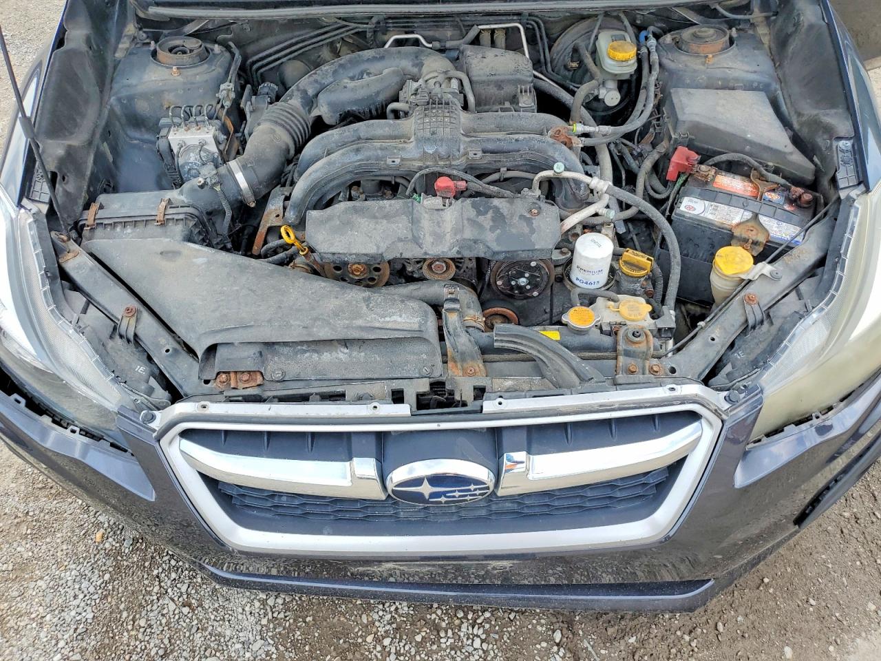 2012 Subaru Impreza Premium Charcoal vin: JF1GPAC65CH232475