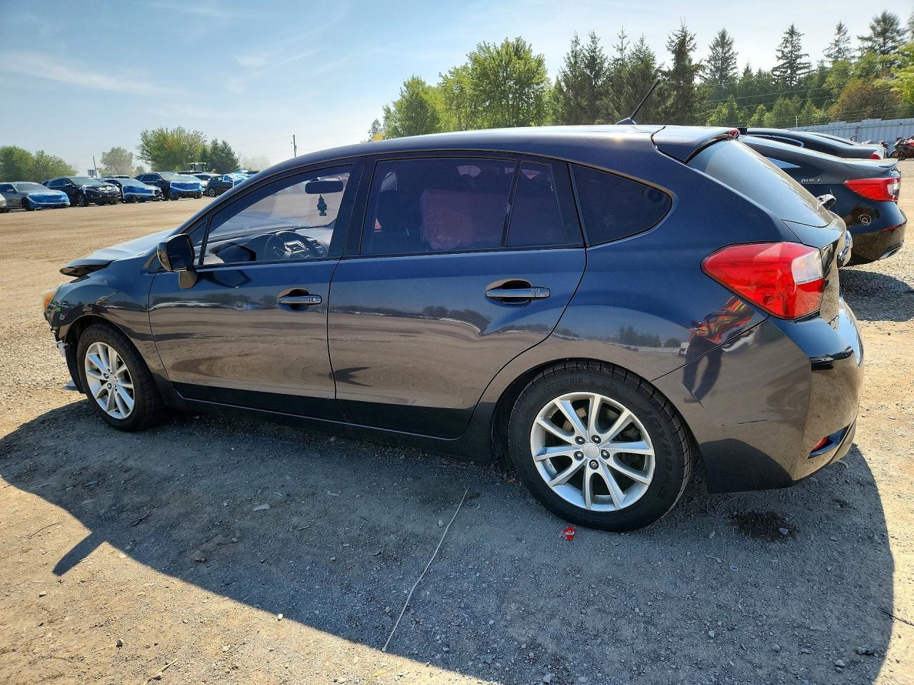 2013 Subaru Impreza Premium Gray vin: JF1GPAC65D2817402