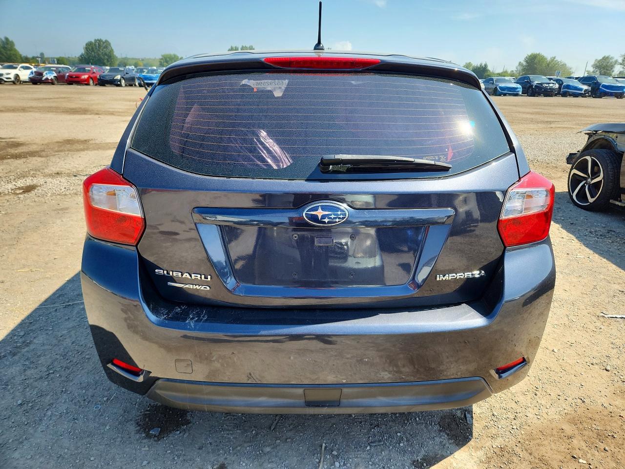 2013 Subaru Impreza Premium Gray vin: JF1GPAC65D2817402