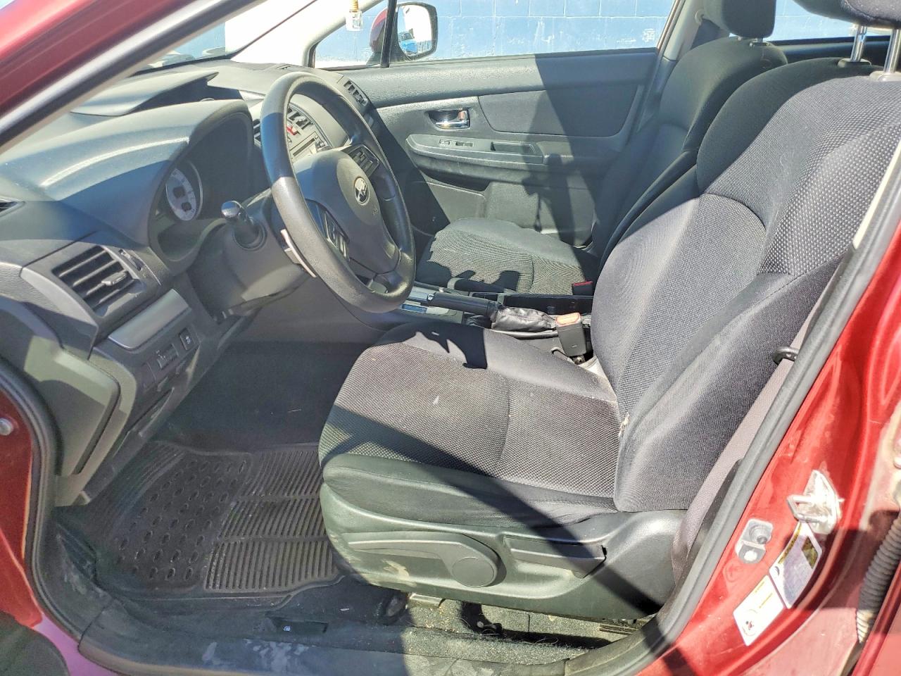 2013 Subaru Impreza Premium Red vin: JF1GPAC65D2849055