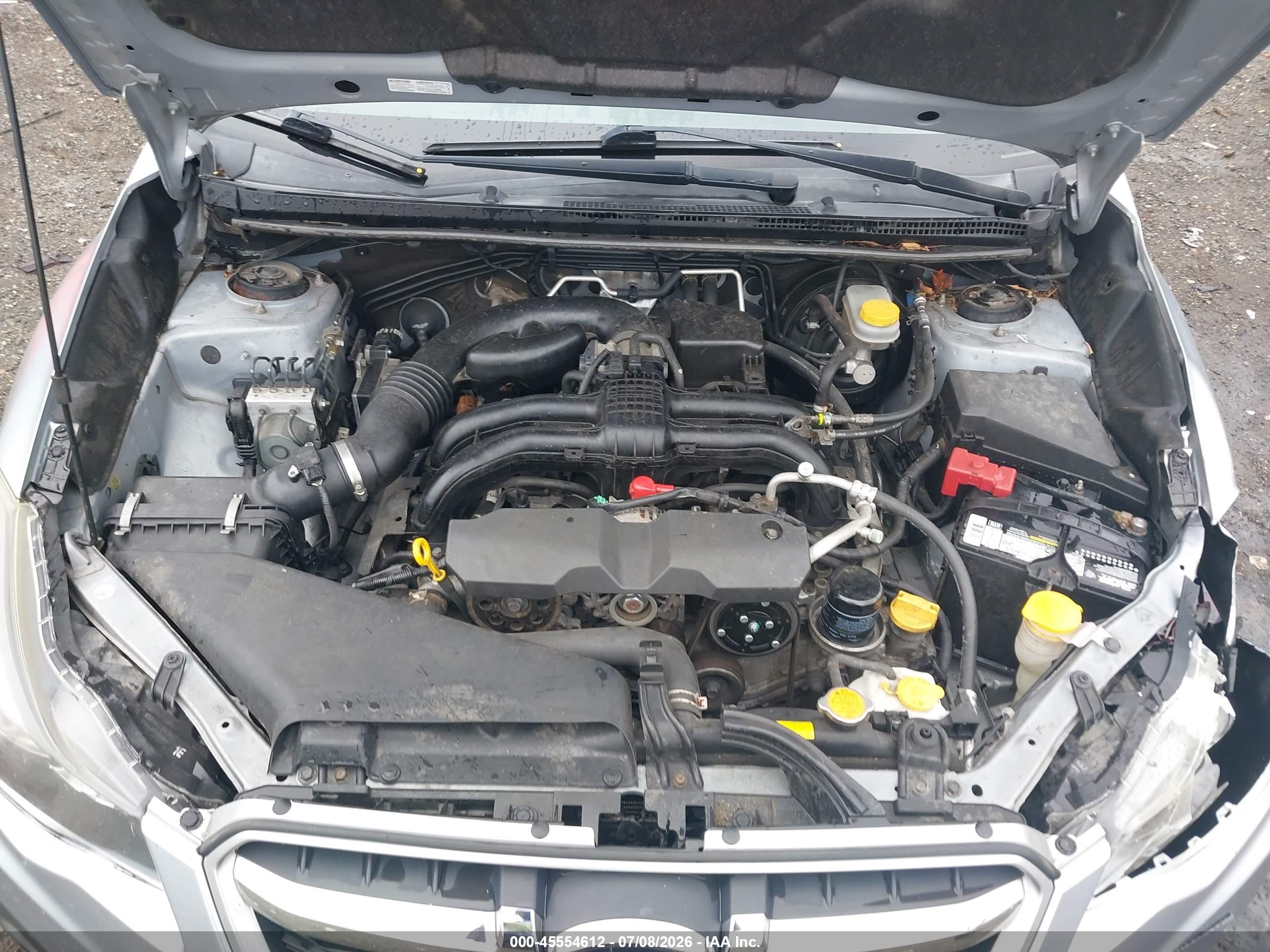 2013 Subaru Impreza 2.0i Premium Серебряный vin: JF1GPAC65DH207660