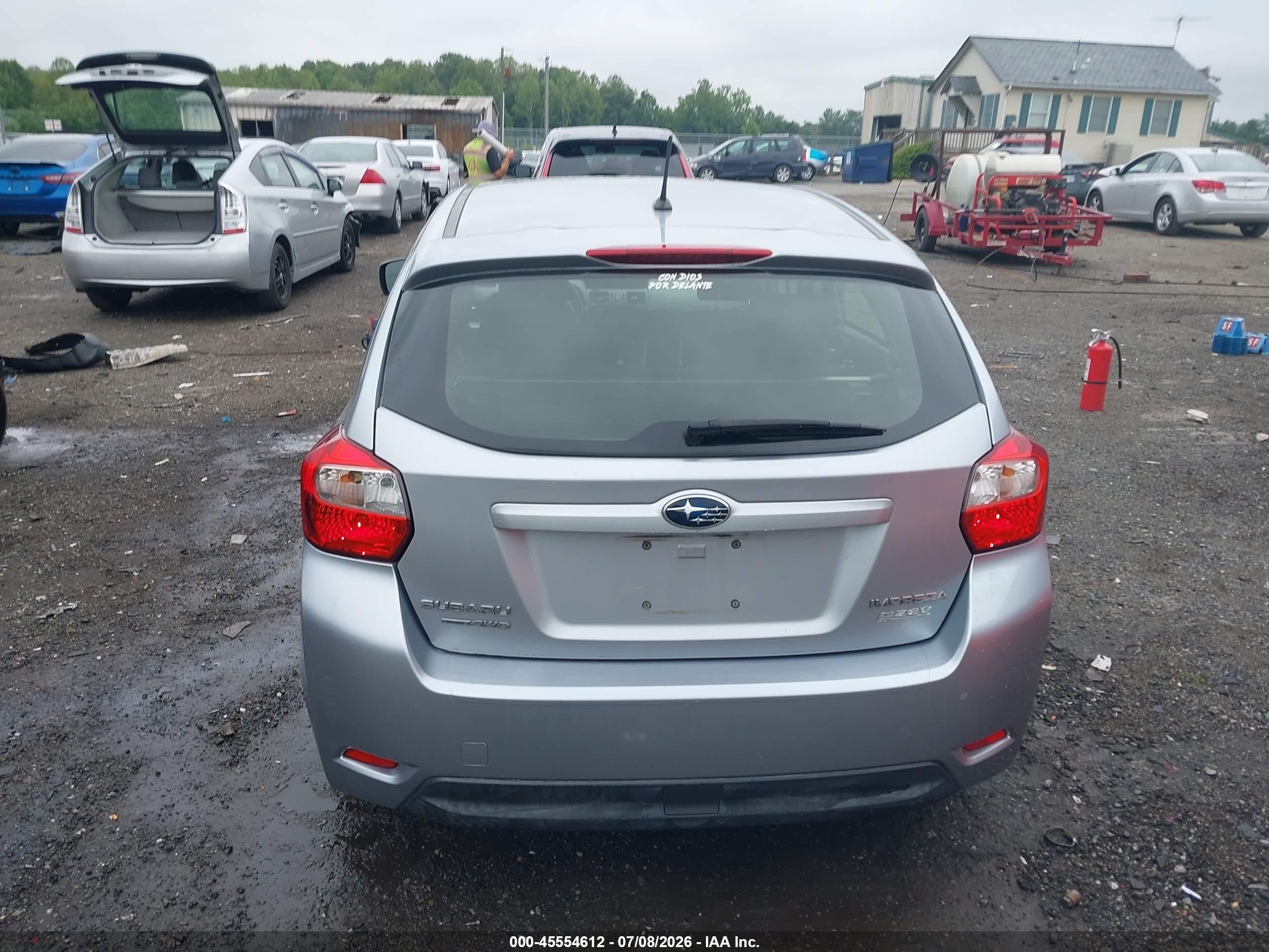 2013 Subaru Impreza 2.0i Premium Серебряный vin: JF1GPAC65DH207660