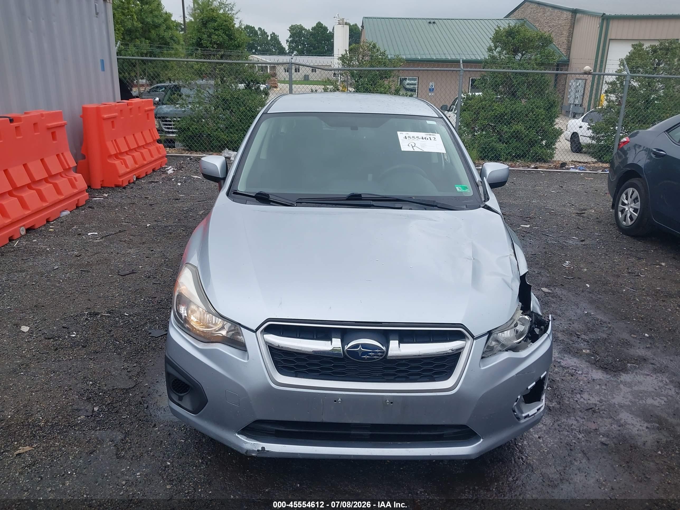 2013 Subaru Impreza 2.0i Premium Серебряный vin: JF1GPAC65DH207660