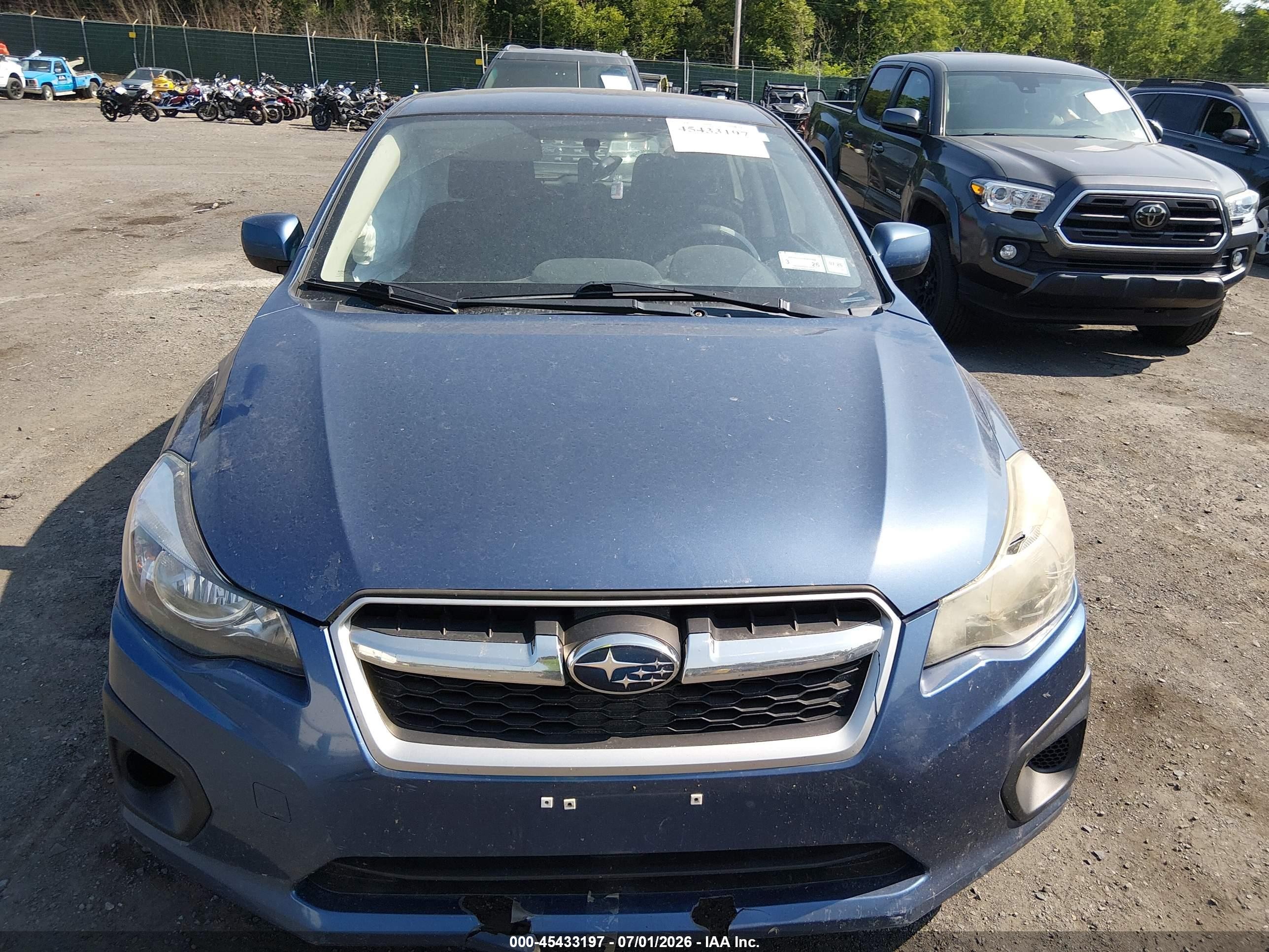 2013 Subaru Impreza 2.0i Premium Синий vin: JF1GPAC65DH802069