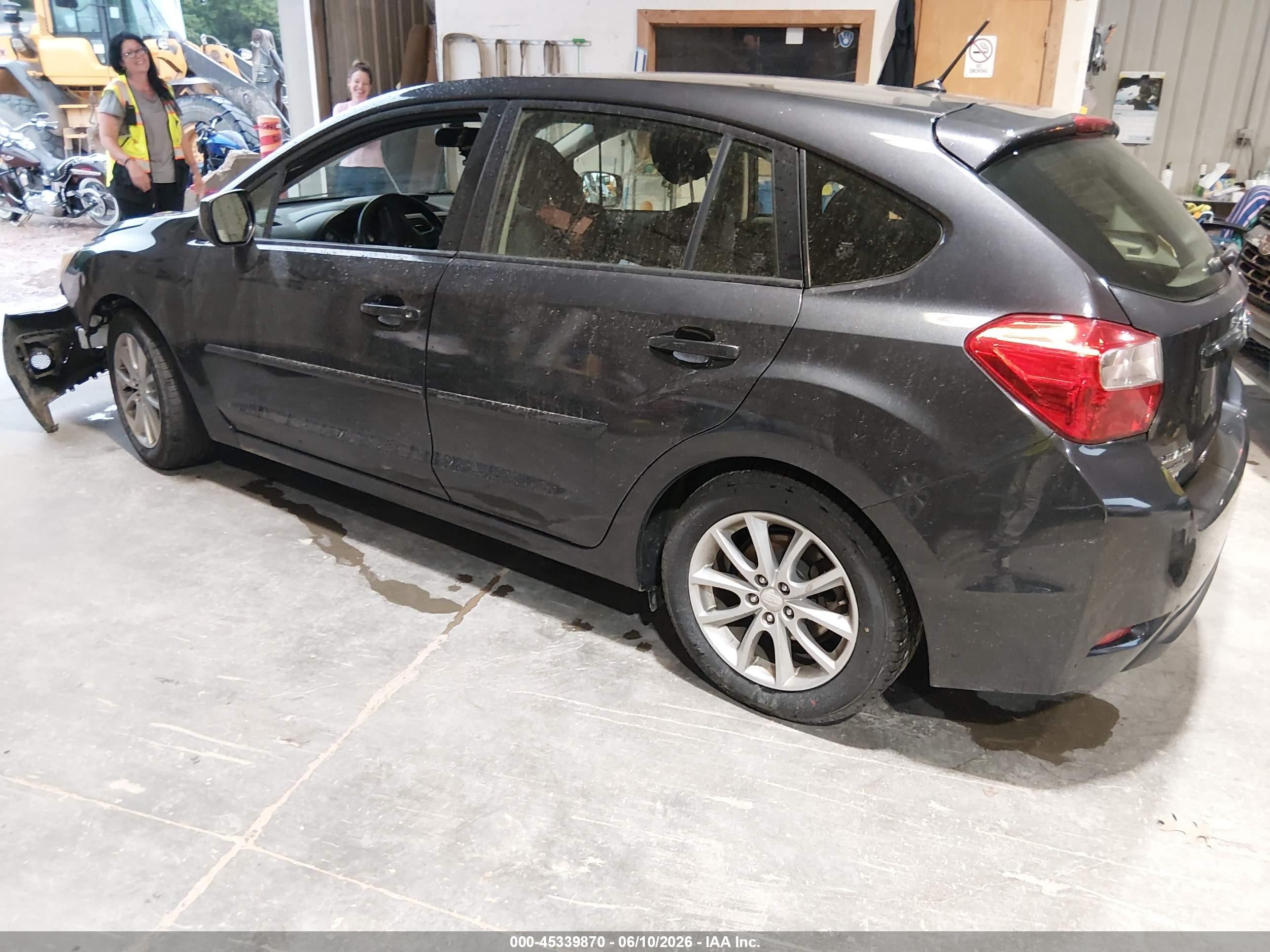 2013 Subaru Impreza 2.0i Premium Серый vin: JF1GPAC65DH864460