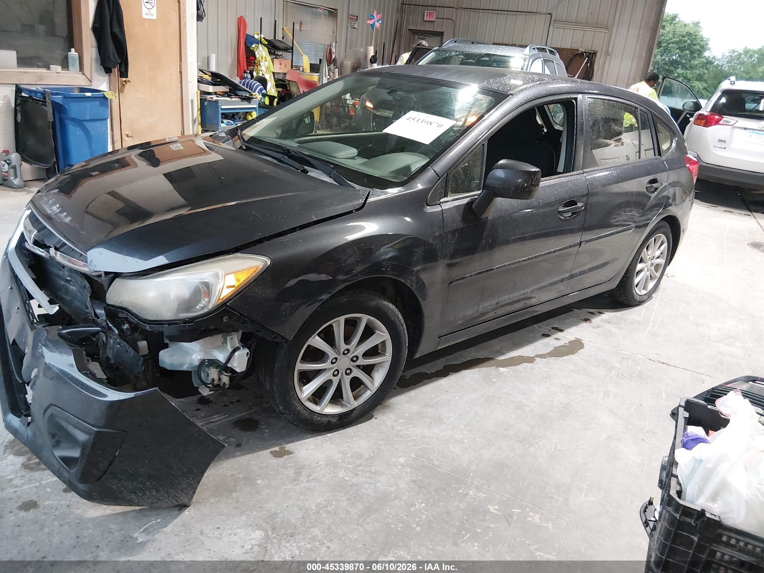 2013 Subaru Impreza 2.0i Premium Серый vin: JF1GPAC65DH864460