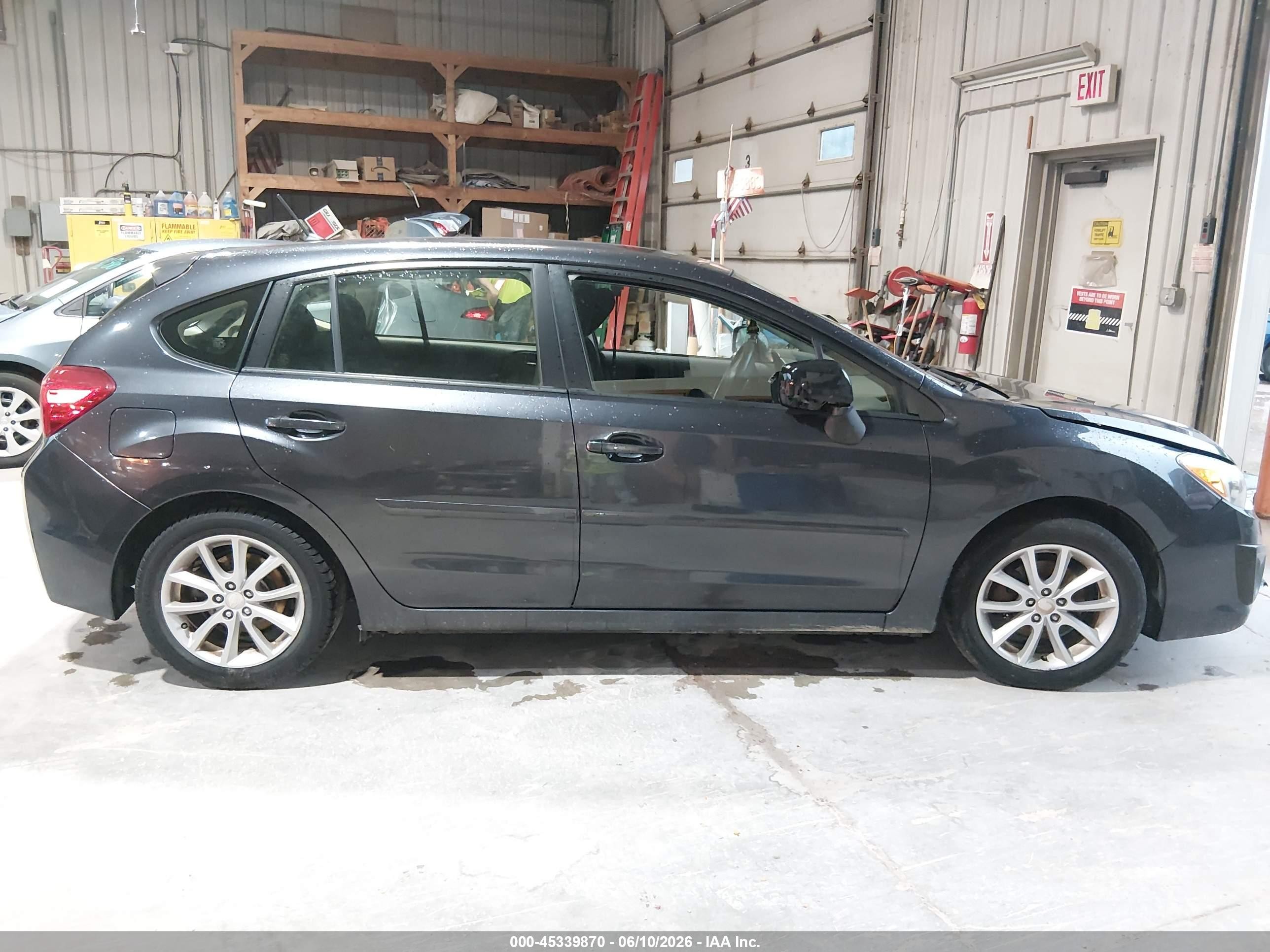 2013 Subaru Impreza 2.0i Premium Серый vin: JF1GPAC65DH864460