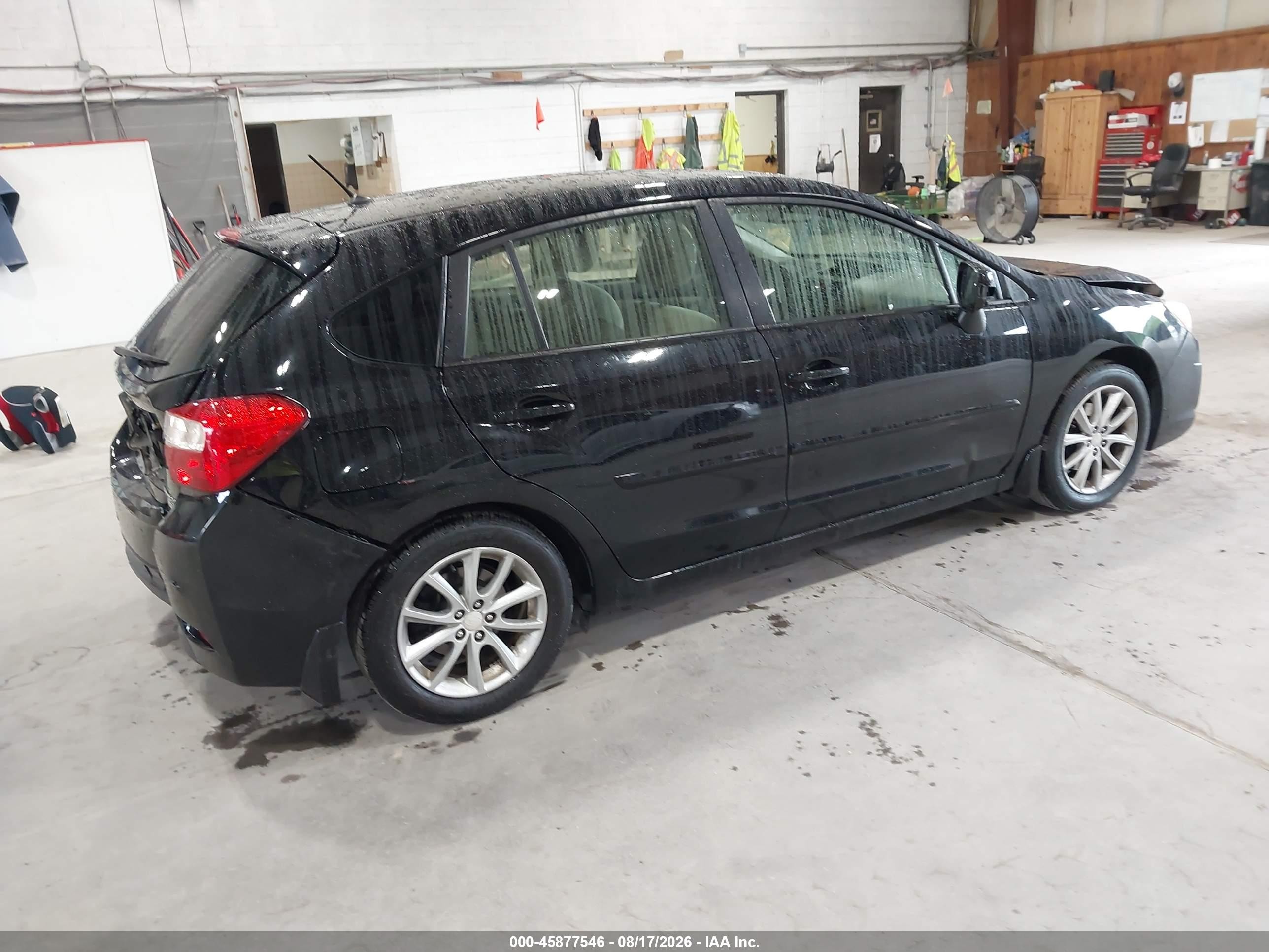 2014 Subaru Impreza 2.0i Premium Black vin: JF1GPAC65E8248792