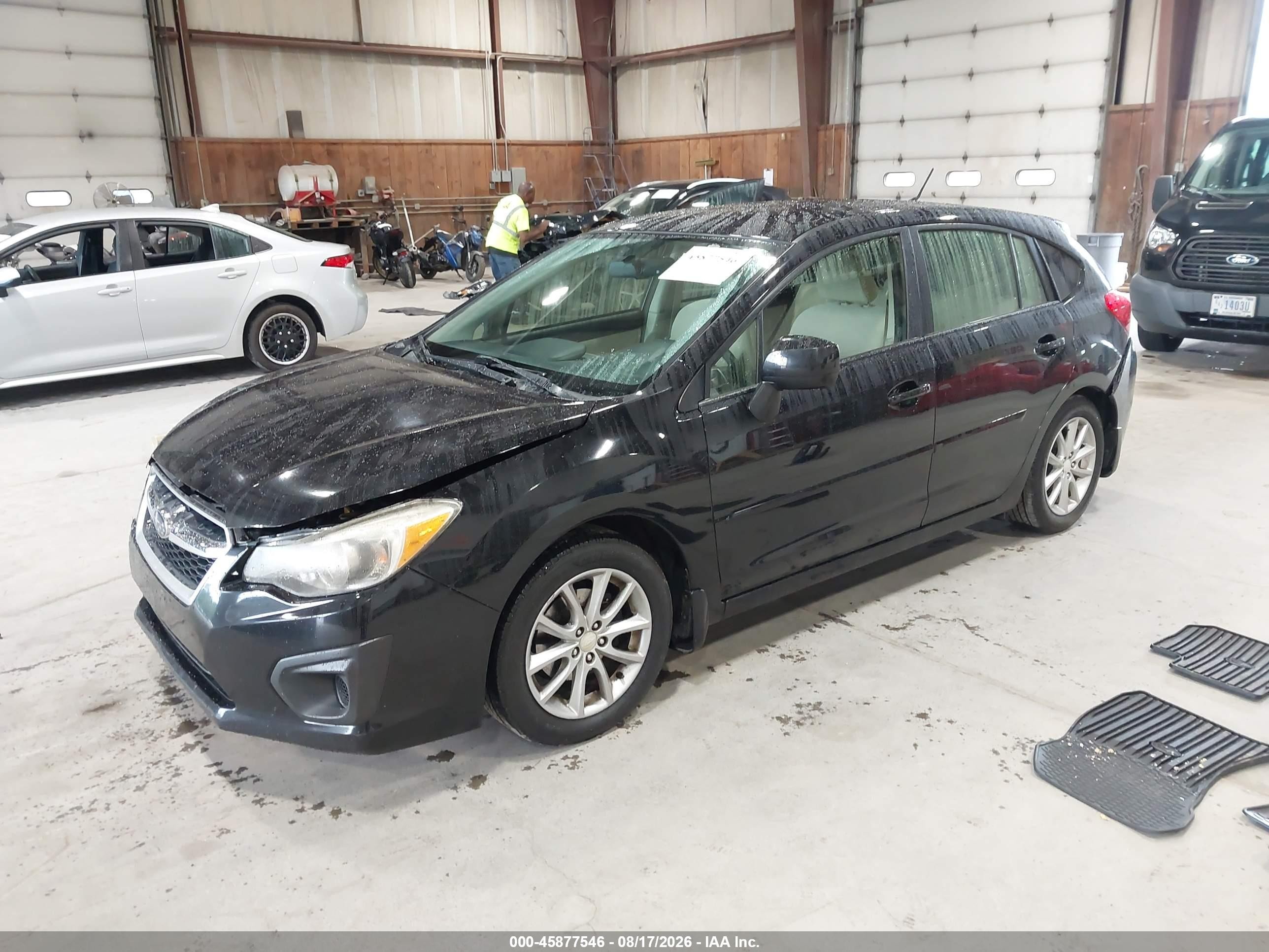 2014 Subaru Impreza 2.0i Premium Black vin: JF1GPAC65E8248792