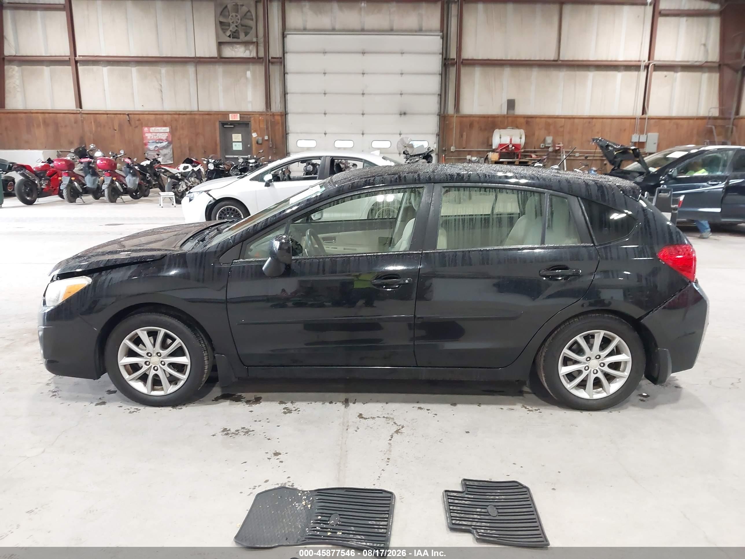 2014 Subaru Impreza 2.0i Premium Black vin: JF1GPAC65E8248792