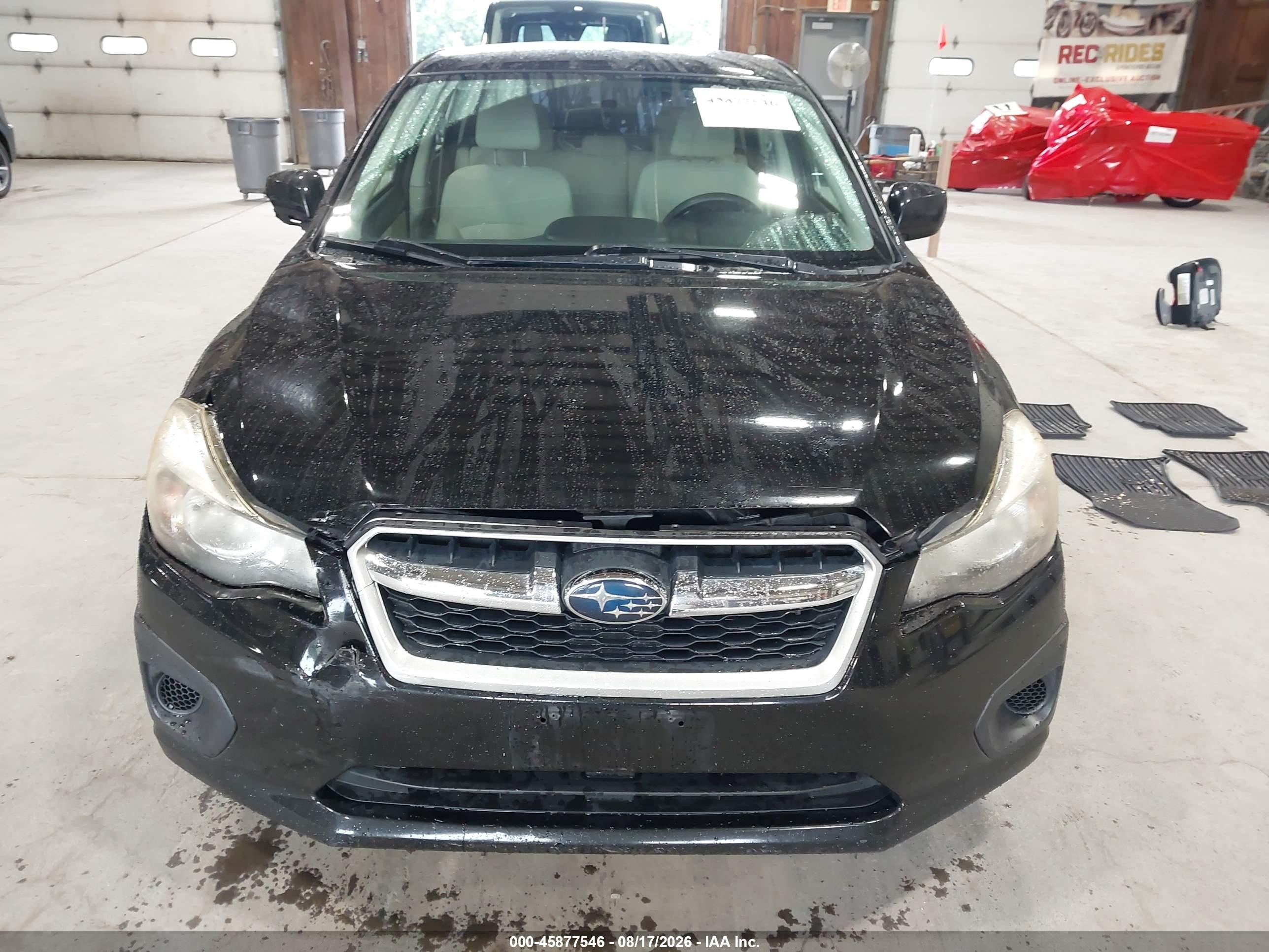2014 Subaru Impreza 2.0i Premium Black vin: JF1GPAC65E8248792