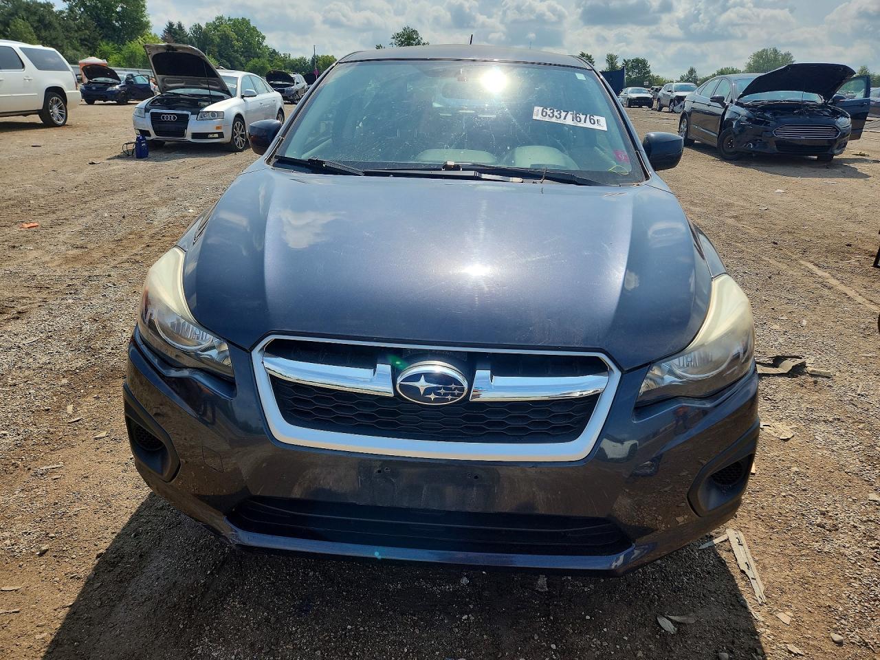 2014 Subaru Impreza Premium Gray vin: JF1GPAC65E8264054