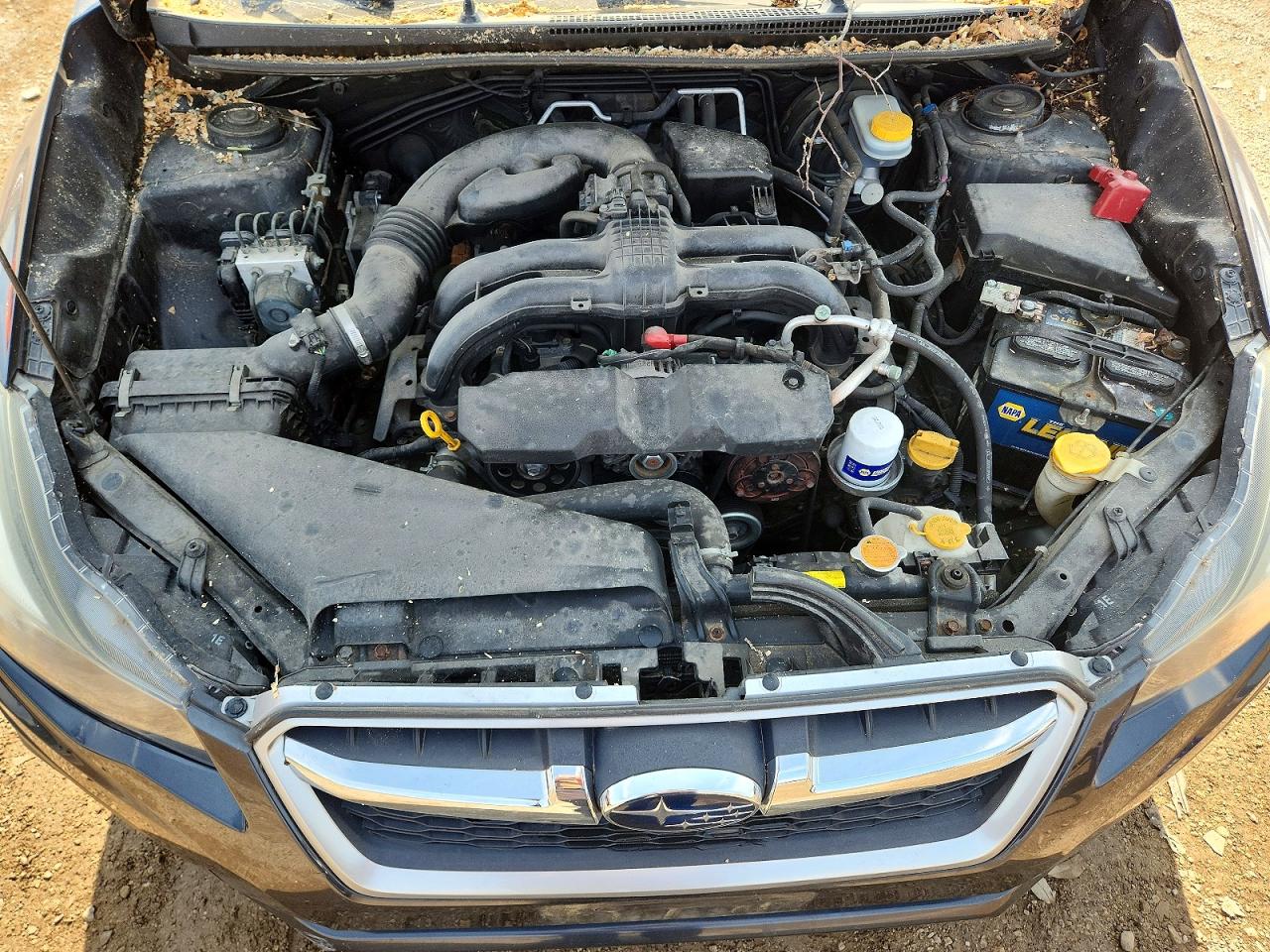 2014 Subaru Impreza Premium Gray vin: JF1GPAC65E8264054