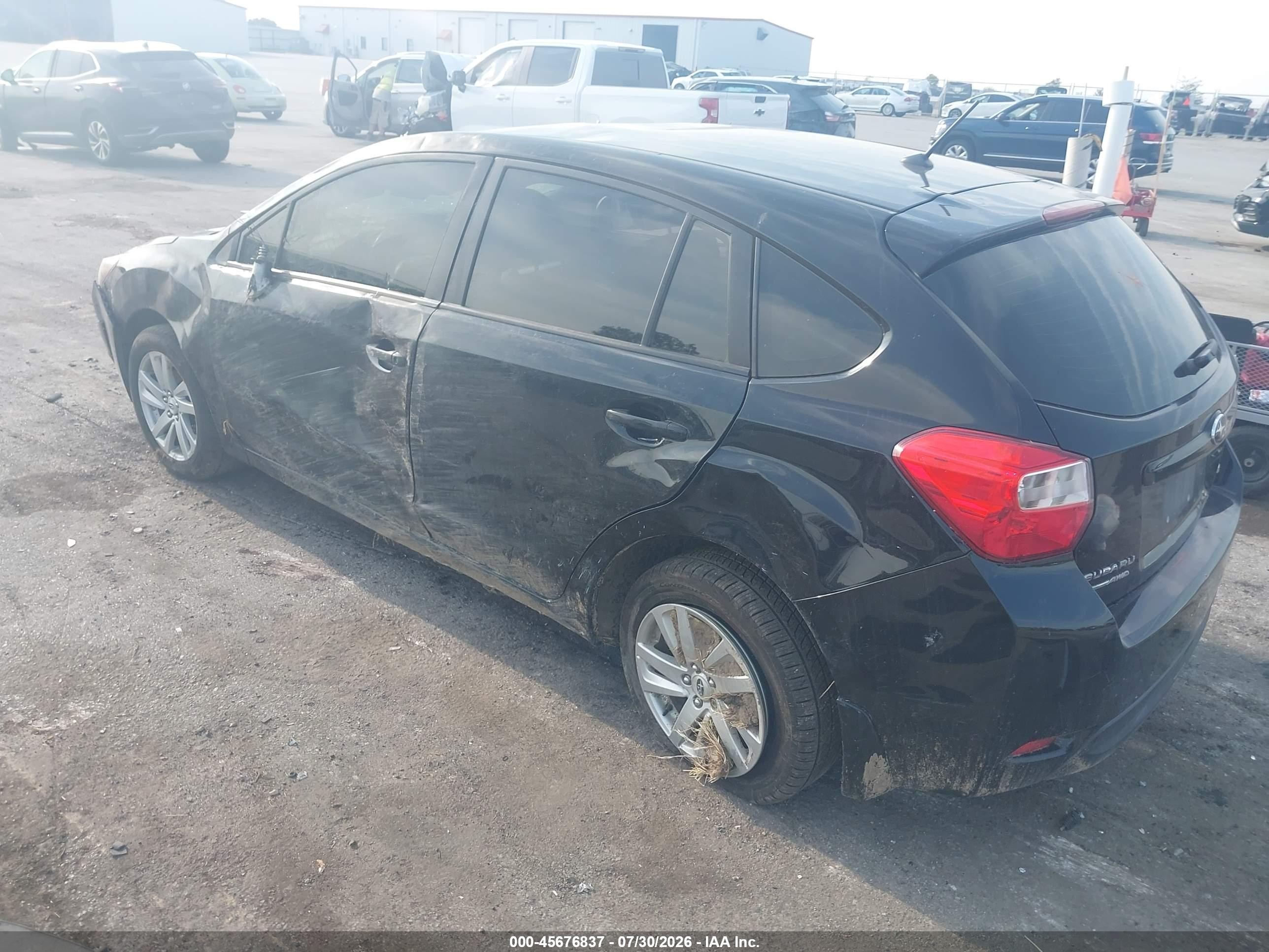 2015 Subaru Impreza 2.0i Premium Black vin: JF1GPAC65F8307485