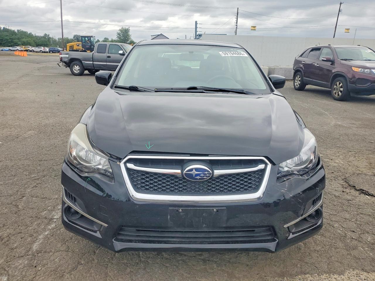 2015 Subaru Impreza Premium Black vin: JF1GPAC65F8314016
