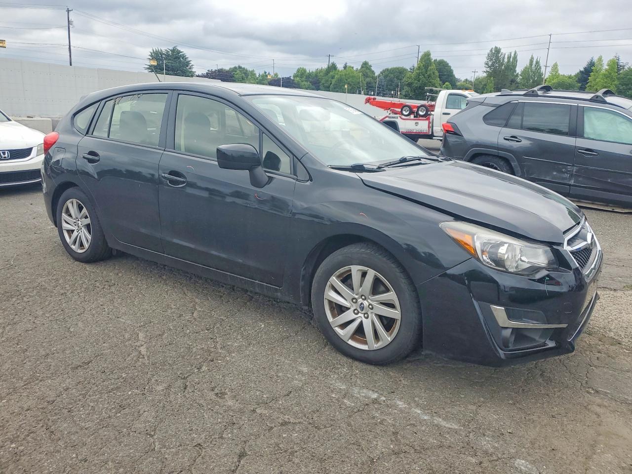 2015 Subaru Impreza Premium Black vin: JF1GPAC65F8314016