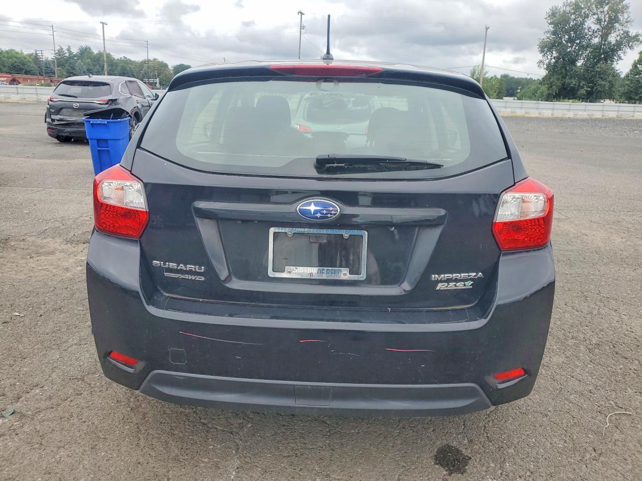 2015 Subaru Impreza Premium Black vin: JF1GPAC65F8314016