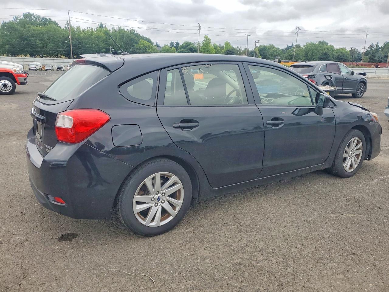 2015 Subaru Impreza Premium Black vin: JF1GPAC65F8314016