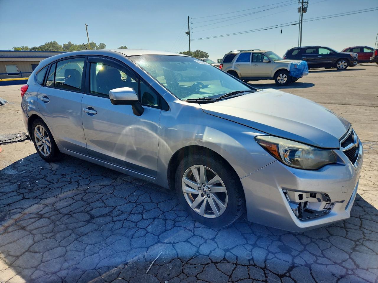 2015 Subaru Impreza Premium Silver vin: JF1GPAC65F8324822