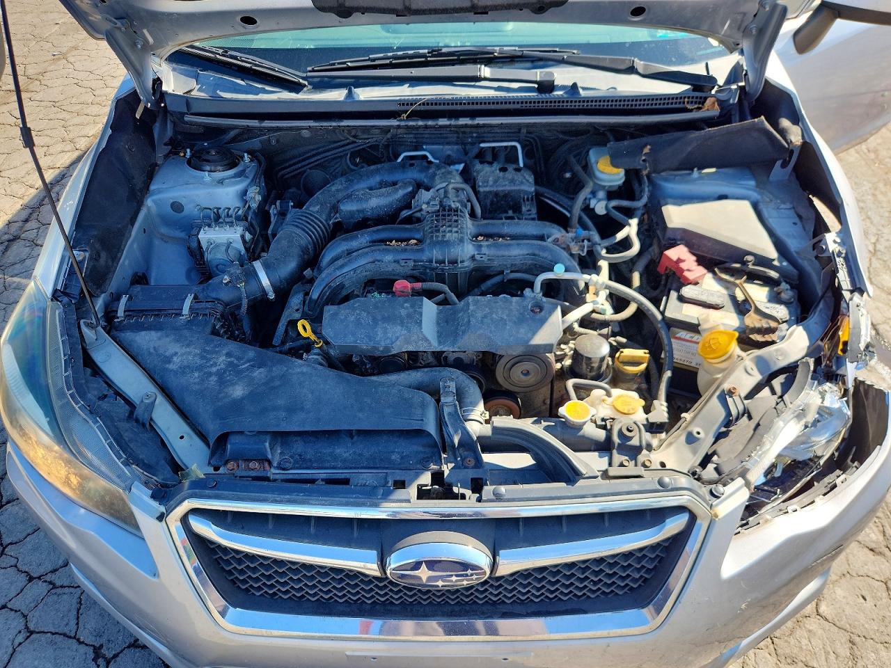 2015 Subaru Impreza Premium Silver vin: JF1GPAC65F8324822