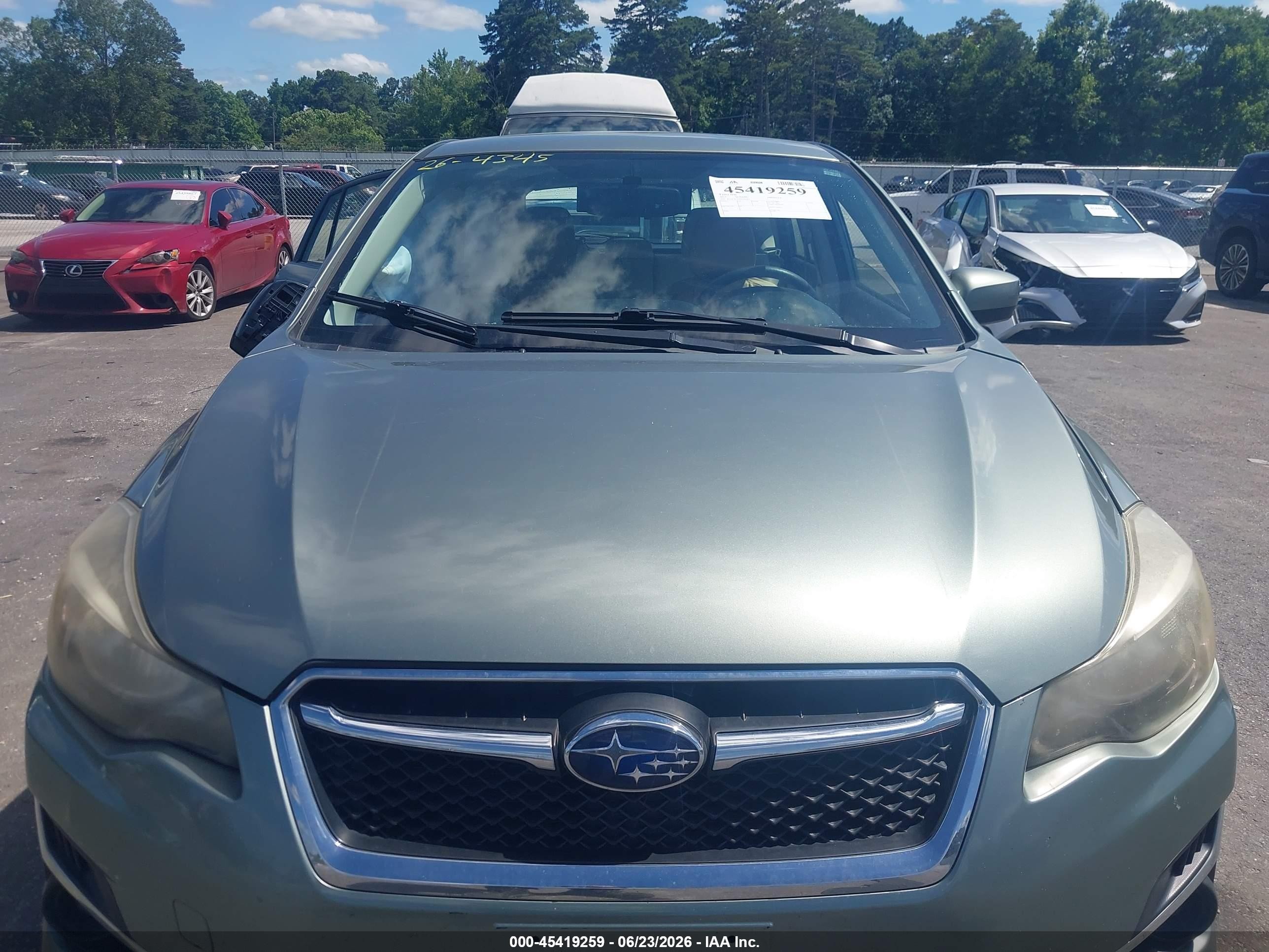2015 Subaru Impreza 2.0i Premium Teal vin: JF1GPAC65FH242587