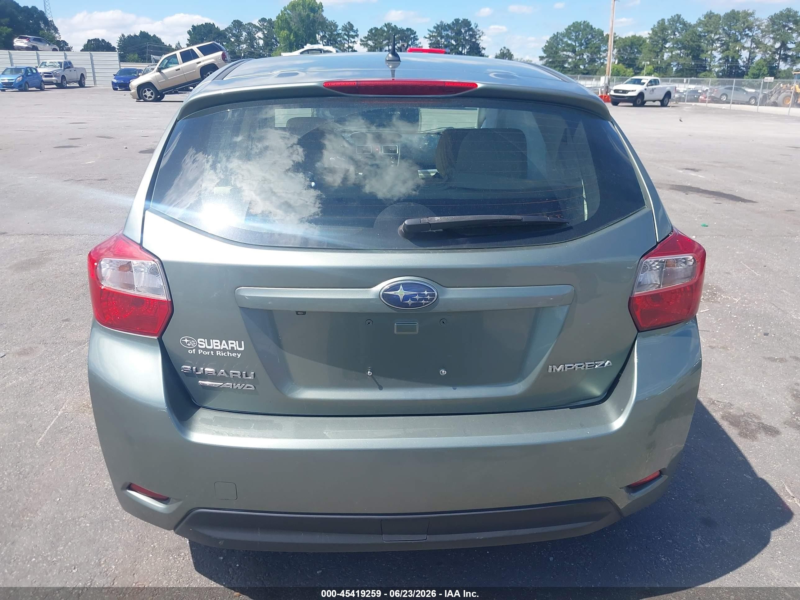 2015 Subaru Impreza 2.0i Premium Teal vin: JF1GPAC65FH242587