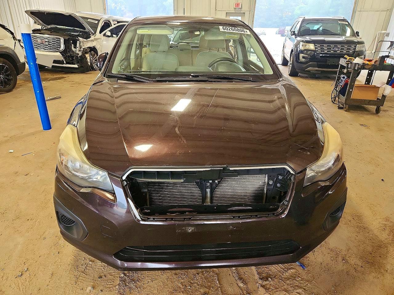 2013 Subaru Impreza Premium Maroon vin: JF1GPAC66D2888883