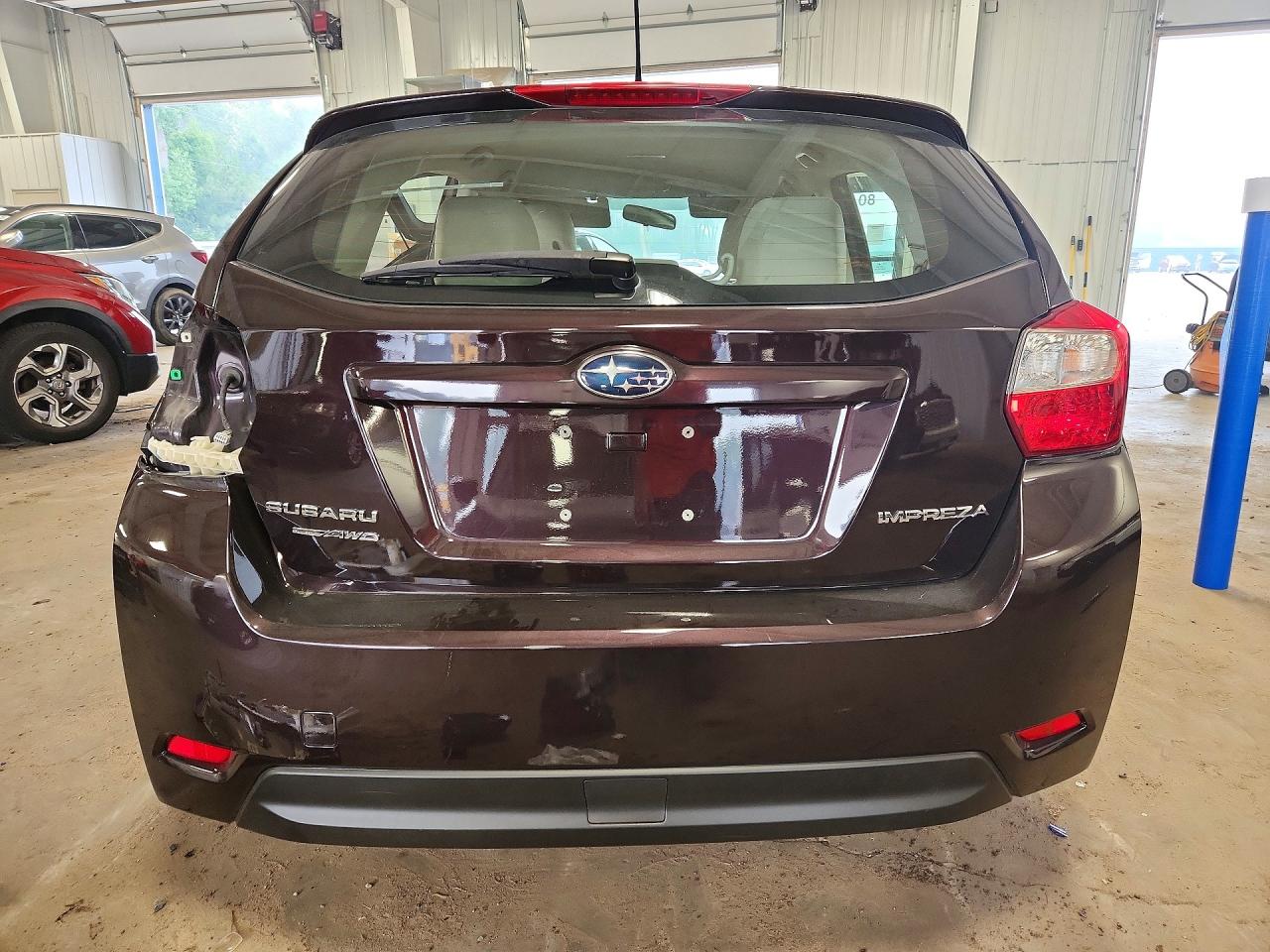 2013 Subaru Impreza Premium Maroon vin: JF1GPAC66D2888883