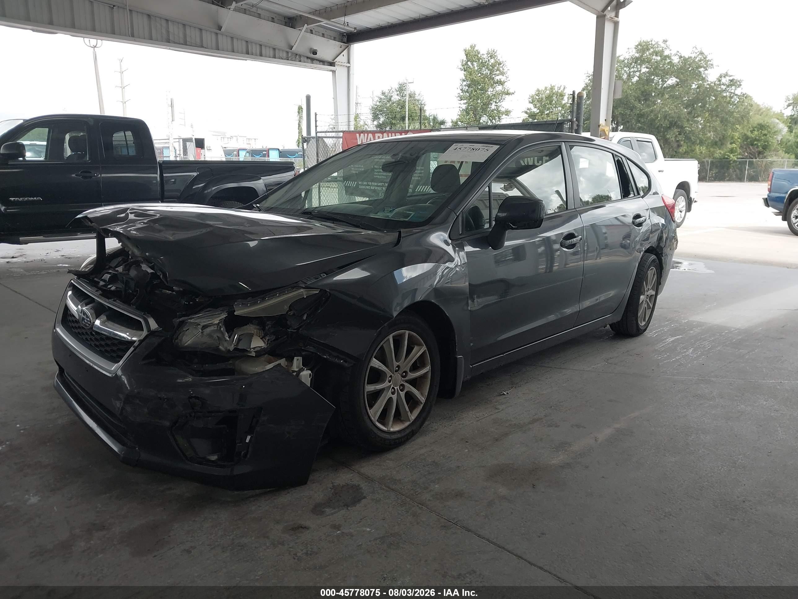 2013 Subaru Impreza 2.0i Premium Black vin: JF1GPAC66DH823111