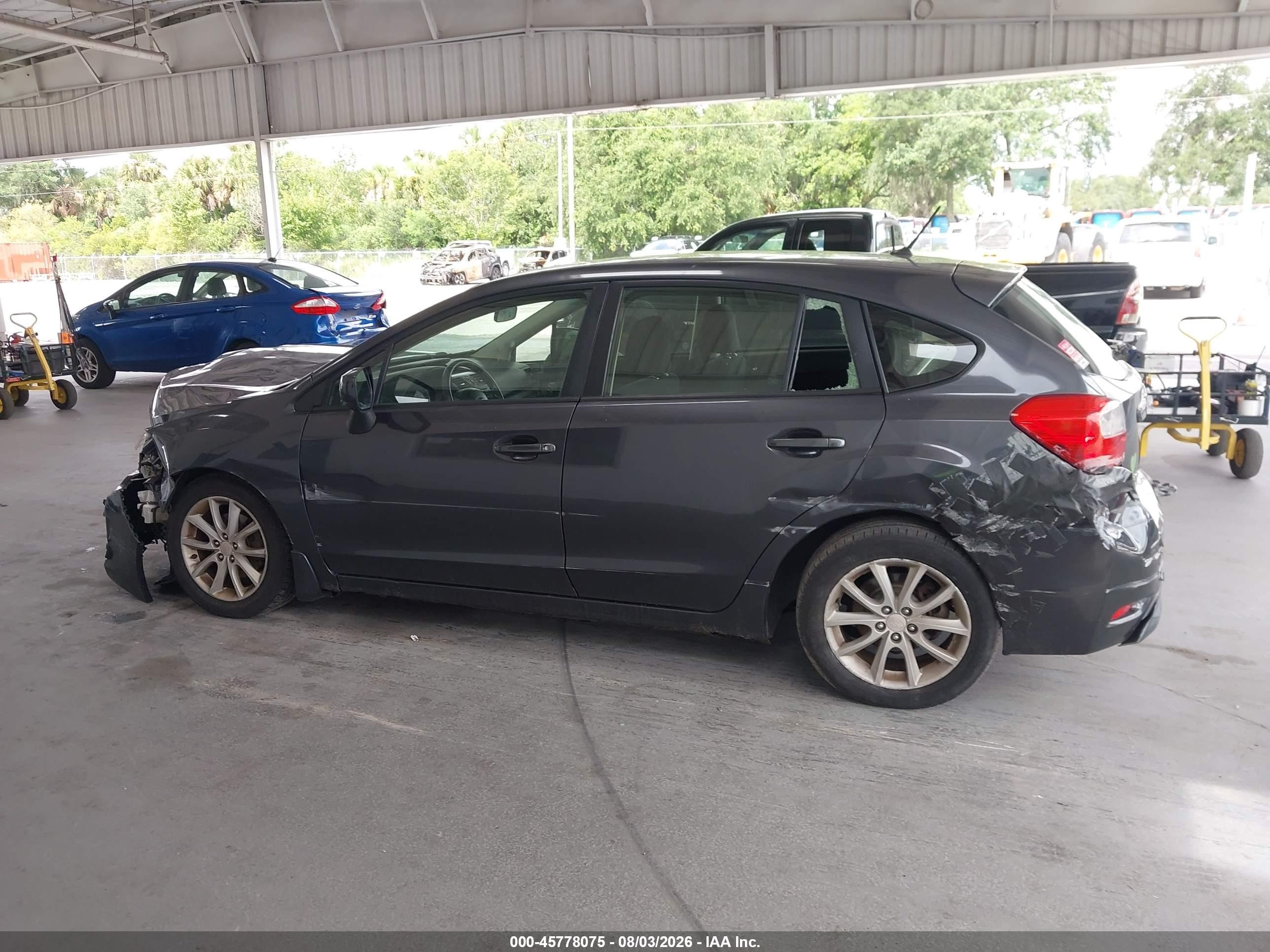 2013 Subaru Impreza 2.0i Premium Black vin: JF1GPAC66DH823111