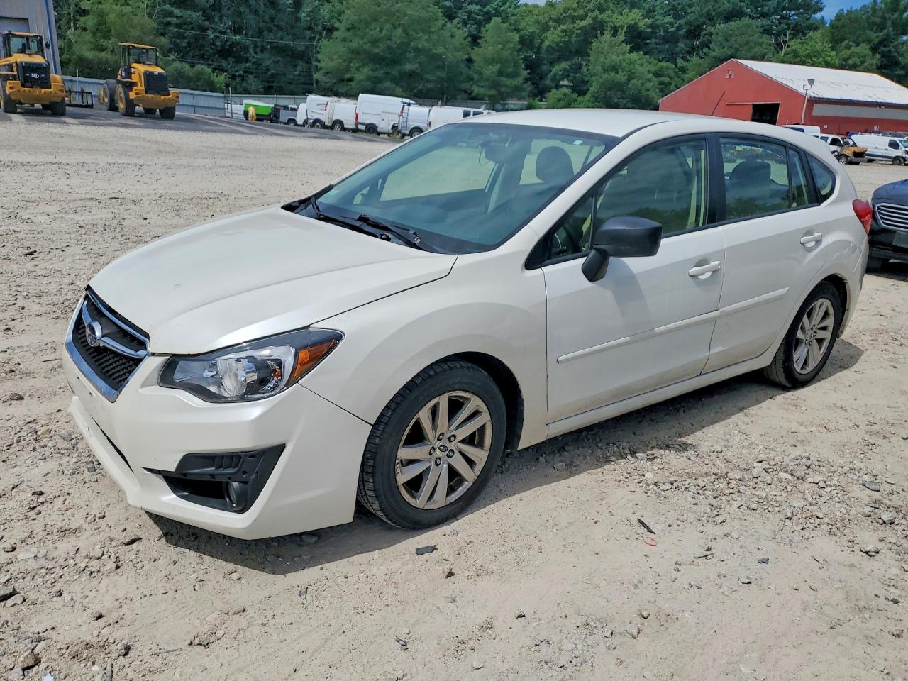 2015 Subaru Impreza Premium Белый vin: JF1GPAC66F8203751