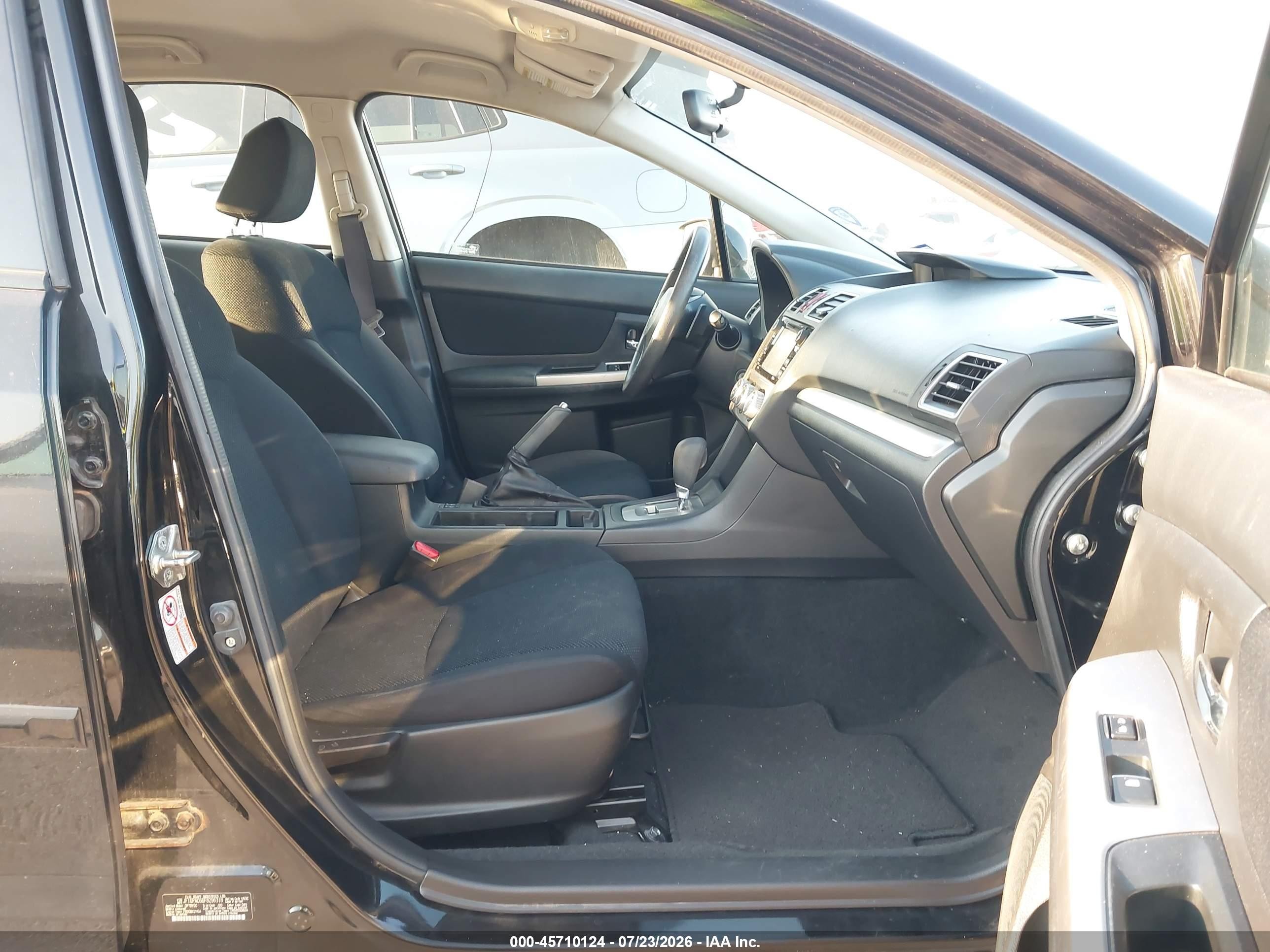 2015 Subaru Impreza 2.0i Premium Black vin: JF1GPAC66F8296318